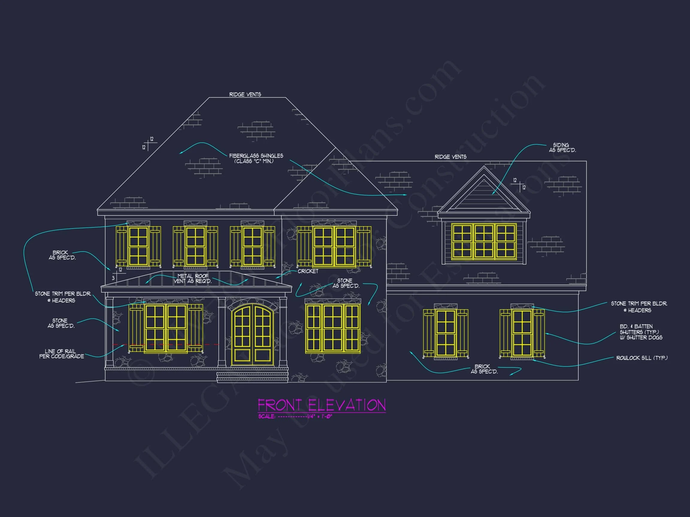 14-1312 HOUSE PLAN - Stunning Traditional House Plan with 3.5 Floors and CAD Designs 2 Stunning Traditional house Plan with 3.5 Floors and CAD Designs