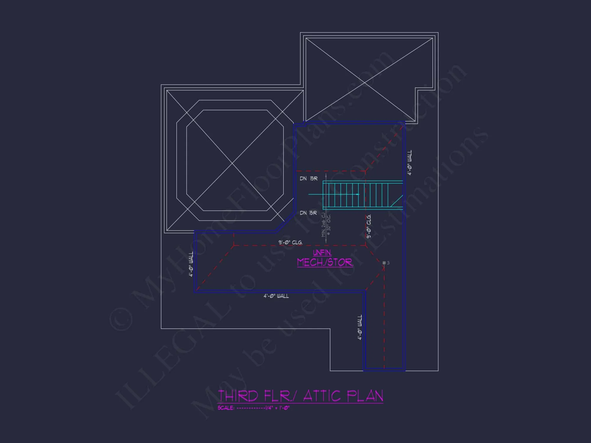 Stunning Traditional house Plan with 3.5 Floors and CAD Designs