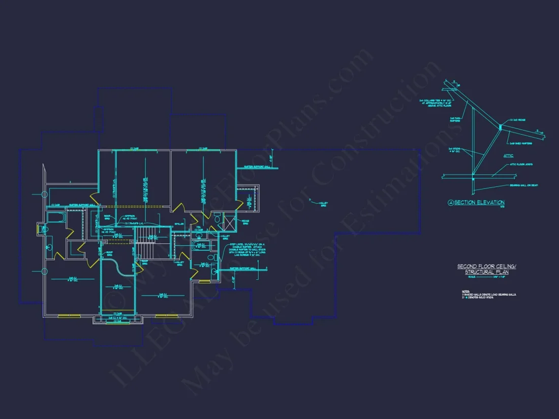 Luxury house Plan with Open Floor, CAD Architecture Designs