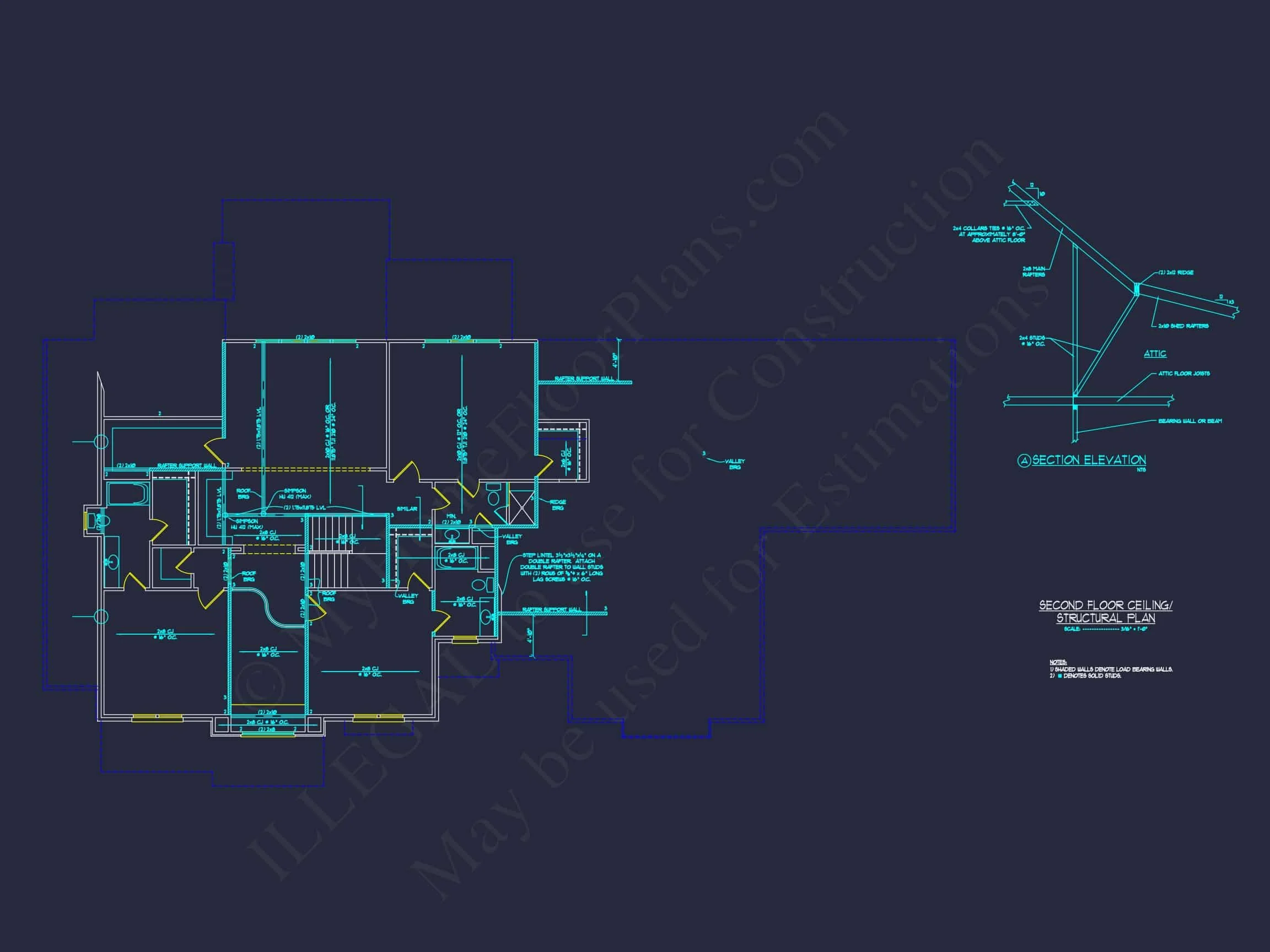 14-1286 HOUSE PLAN - Transitional European House Plan – 5-Bed, 5-Bath, 4,936 SF 61 Luxury house Plan with Open Floor, CAD Architecture Designs