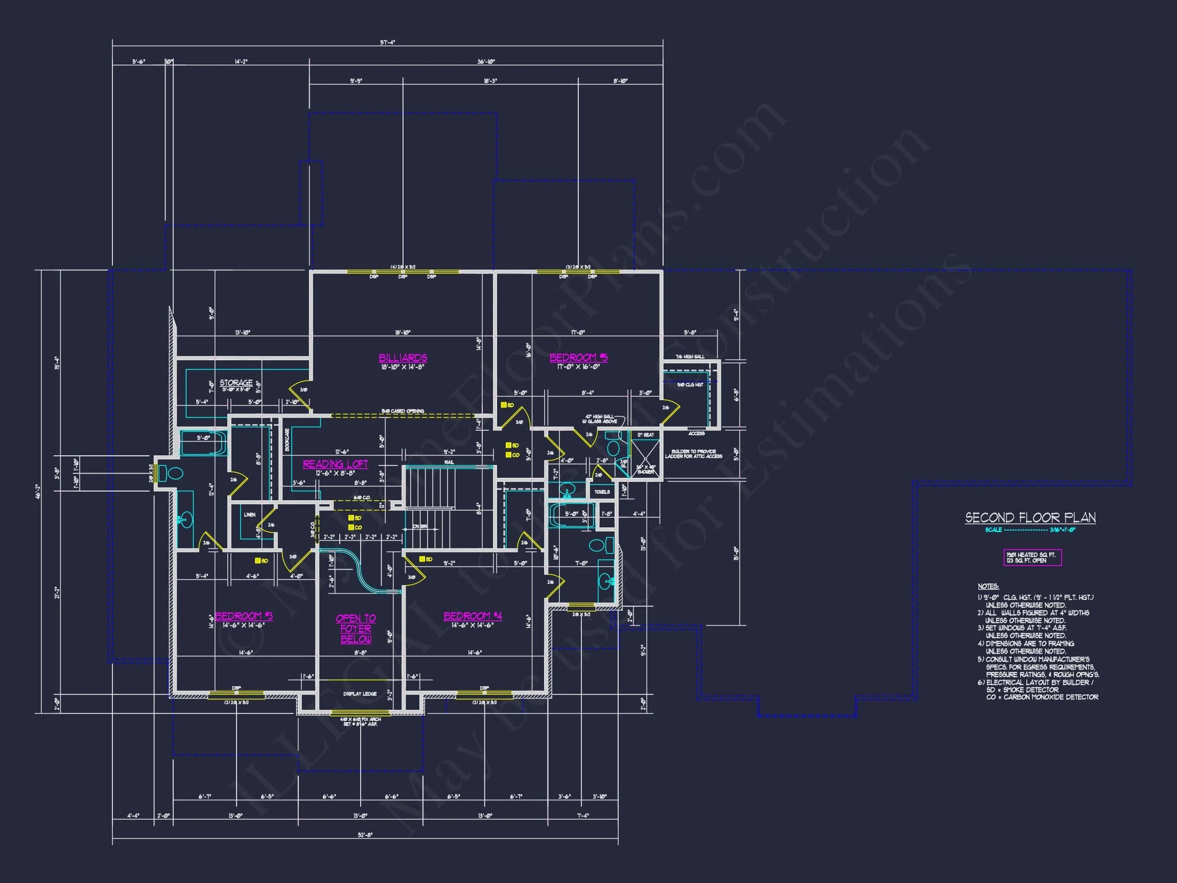 14-1286 HOUSE PLAN - Transitional European House Plan – 5-Bed, 5-Bath, 4,936 SF 56 Luxury house Plan with Open Floor, CAD Architecture Designs