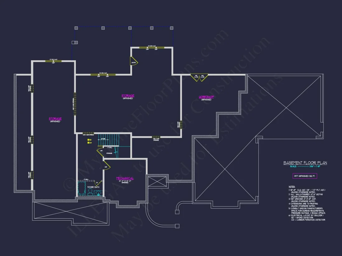 Luxury house Plan with Open Floor, CAD Architecture Designs