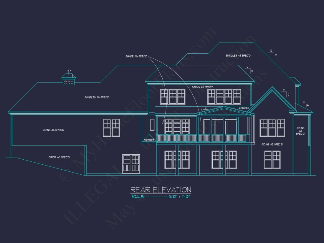 Luxury house Plan with Open Floor, CAD Architecture Designs