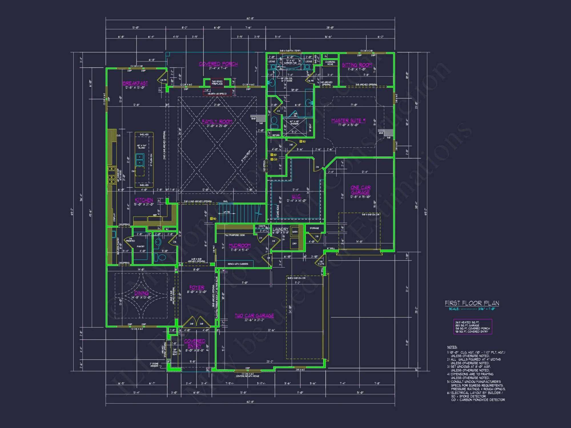 Elegant Modern Suburban house Plan with 2 Floors and 4 Bedrooms