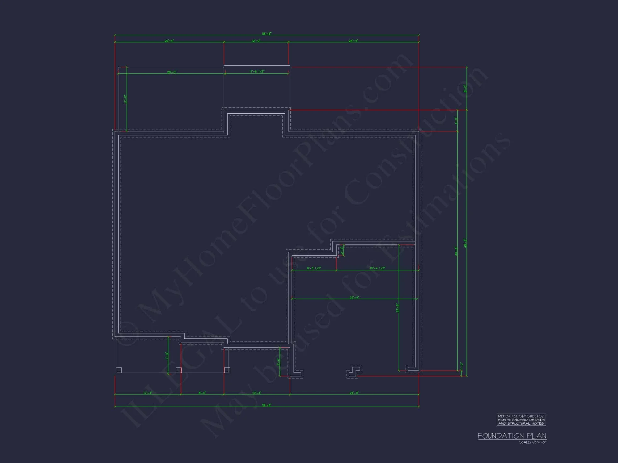 Elegant house Plan with CAD Floor Designs & Blueprints