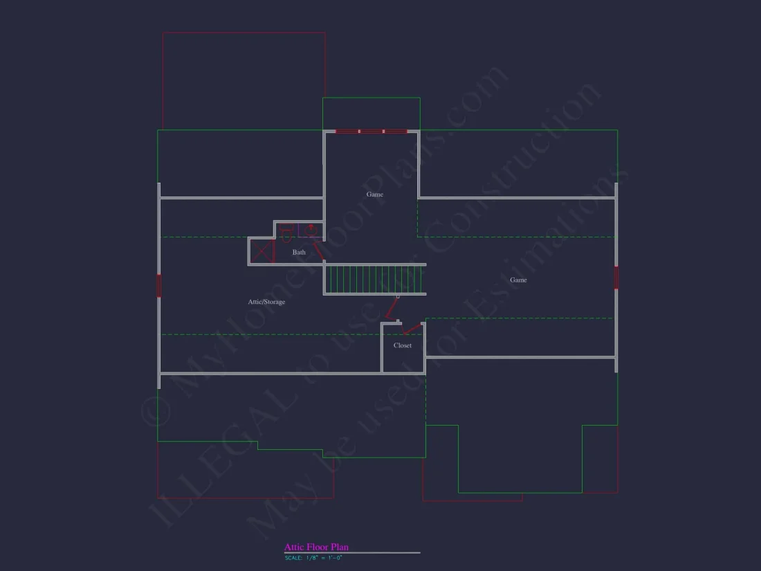 Elegant house Plan with CAD Floor Designs & Blueprints