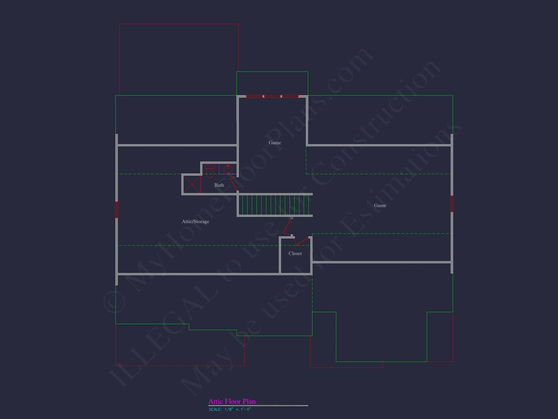 Elegant house Plan with CAD Floor Designs & Blueprints