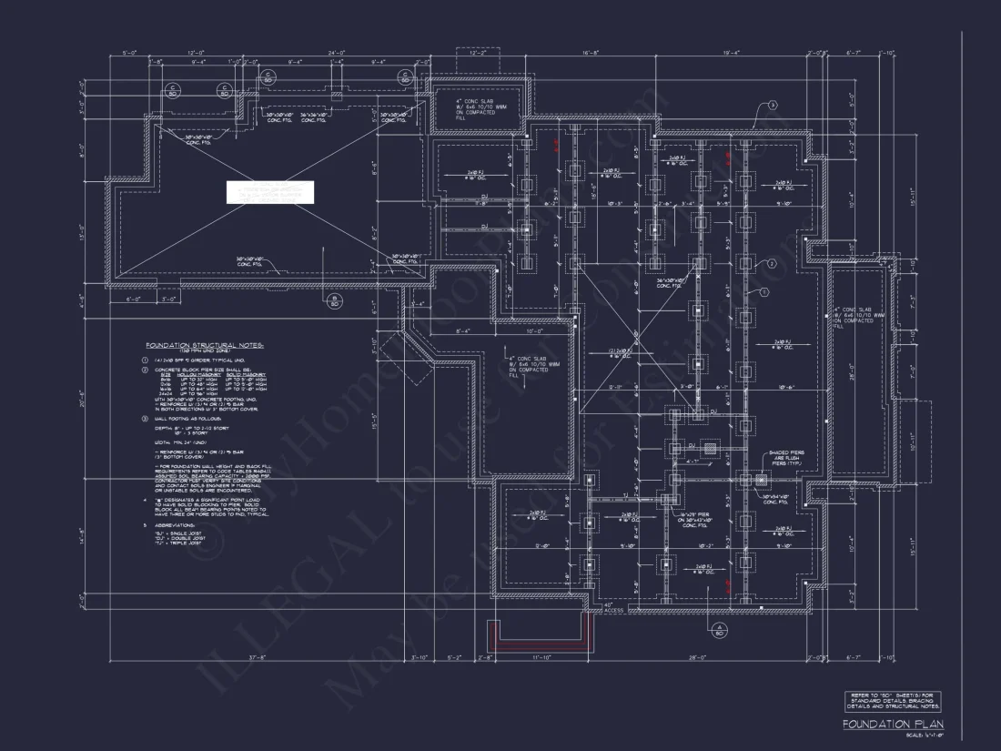 Craftsman house Floor Plan: 5-Bed, 4-Bath, 3-Car Garage