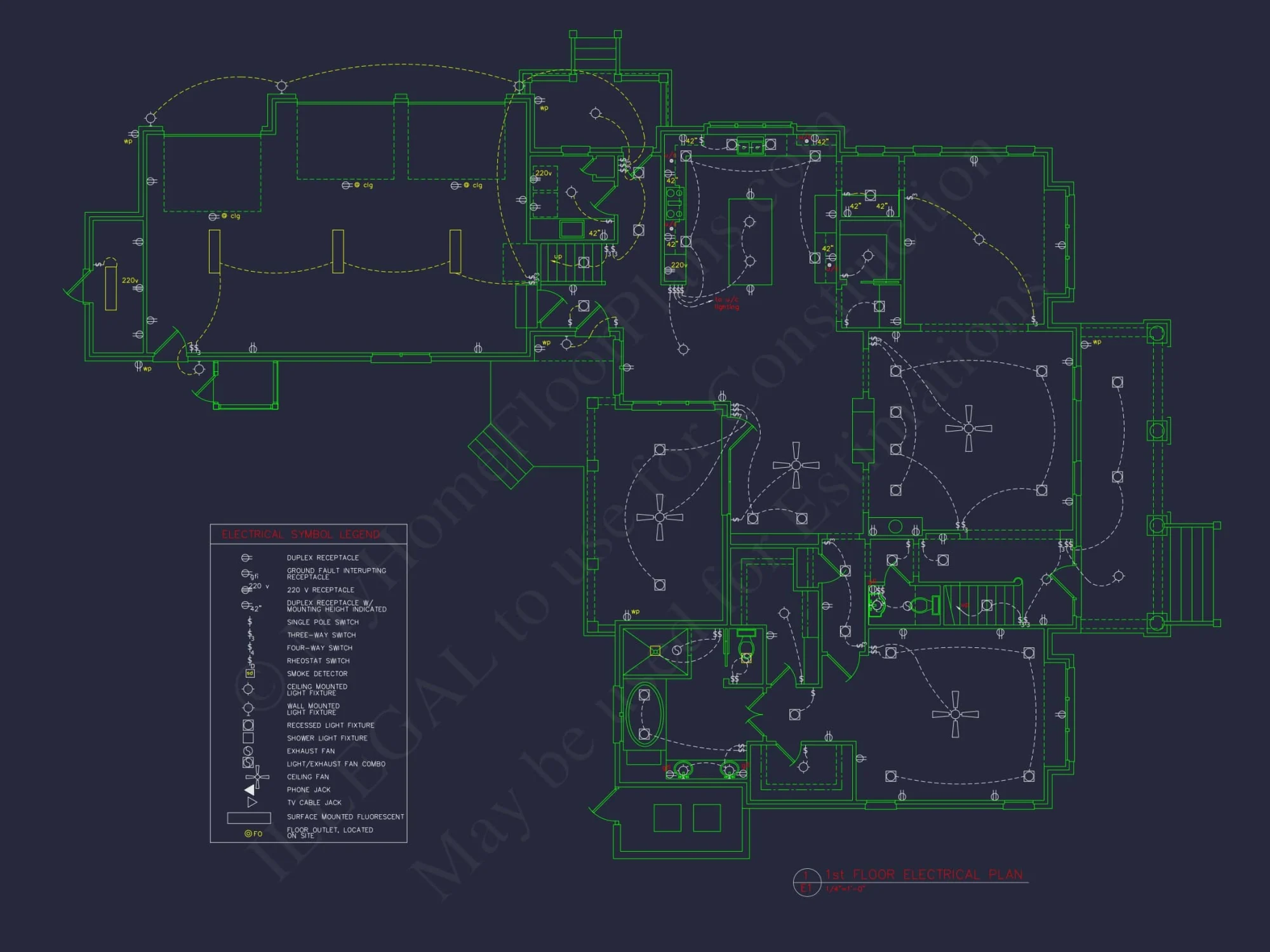Craftsman house Floor Plan: 5-Bed, 4-Bath, 3-Car Garage