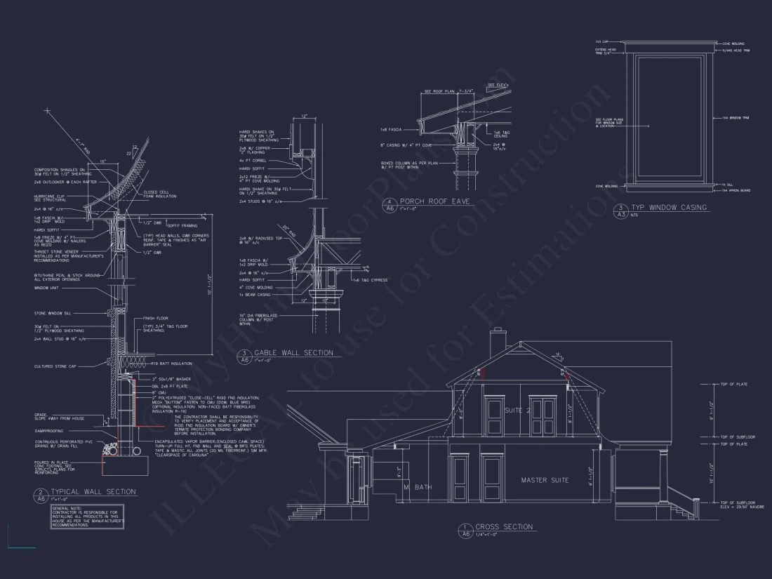 Craftsman house Floor Plan: 5-Bed, 4-Bath, 3-Car Garage