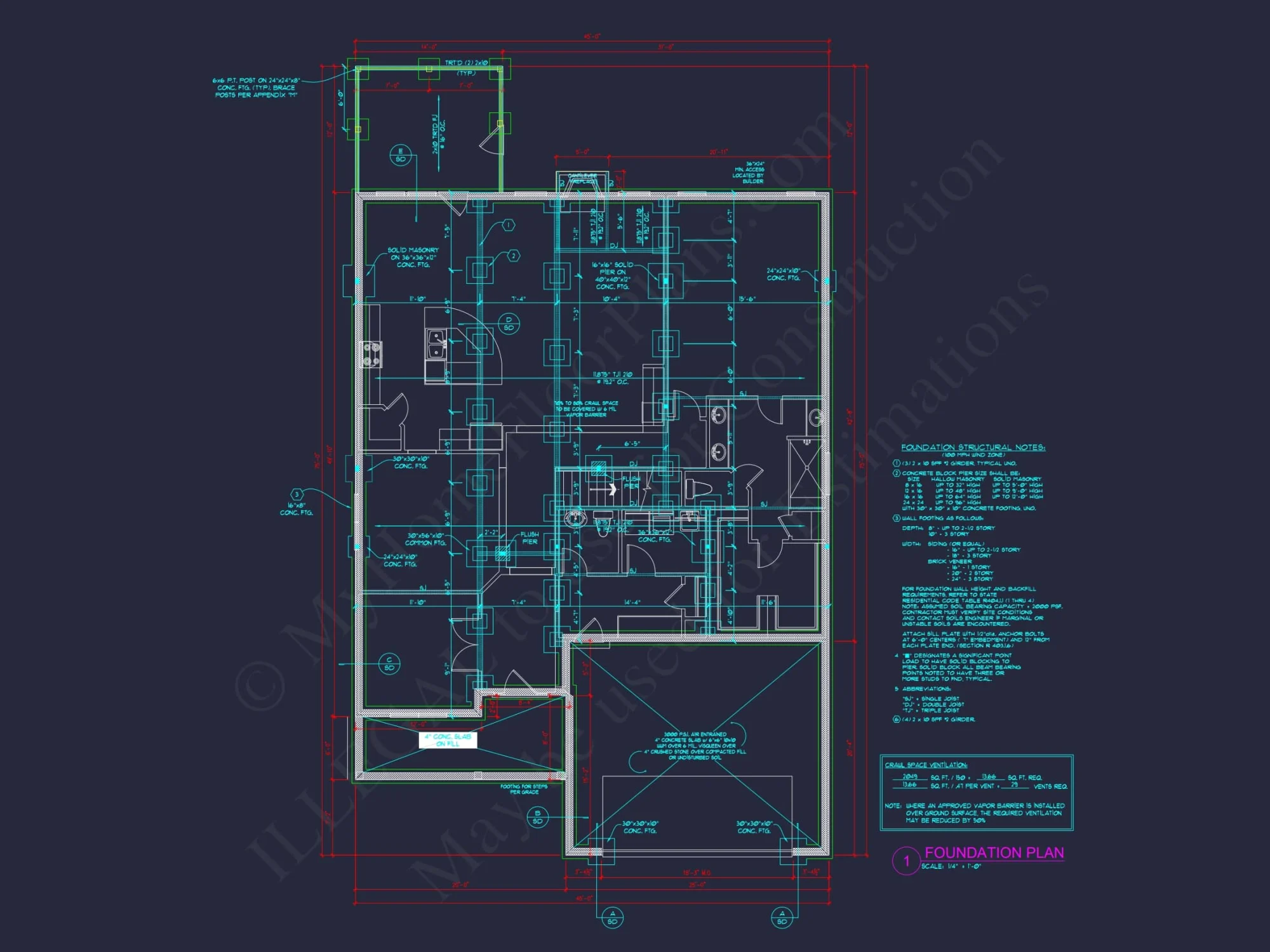 Beautiful Craftsman house Plan with 2 Floors and 3 Bedrooms