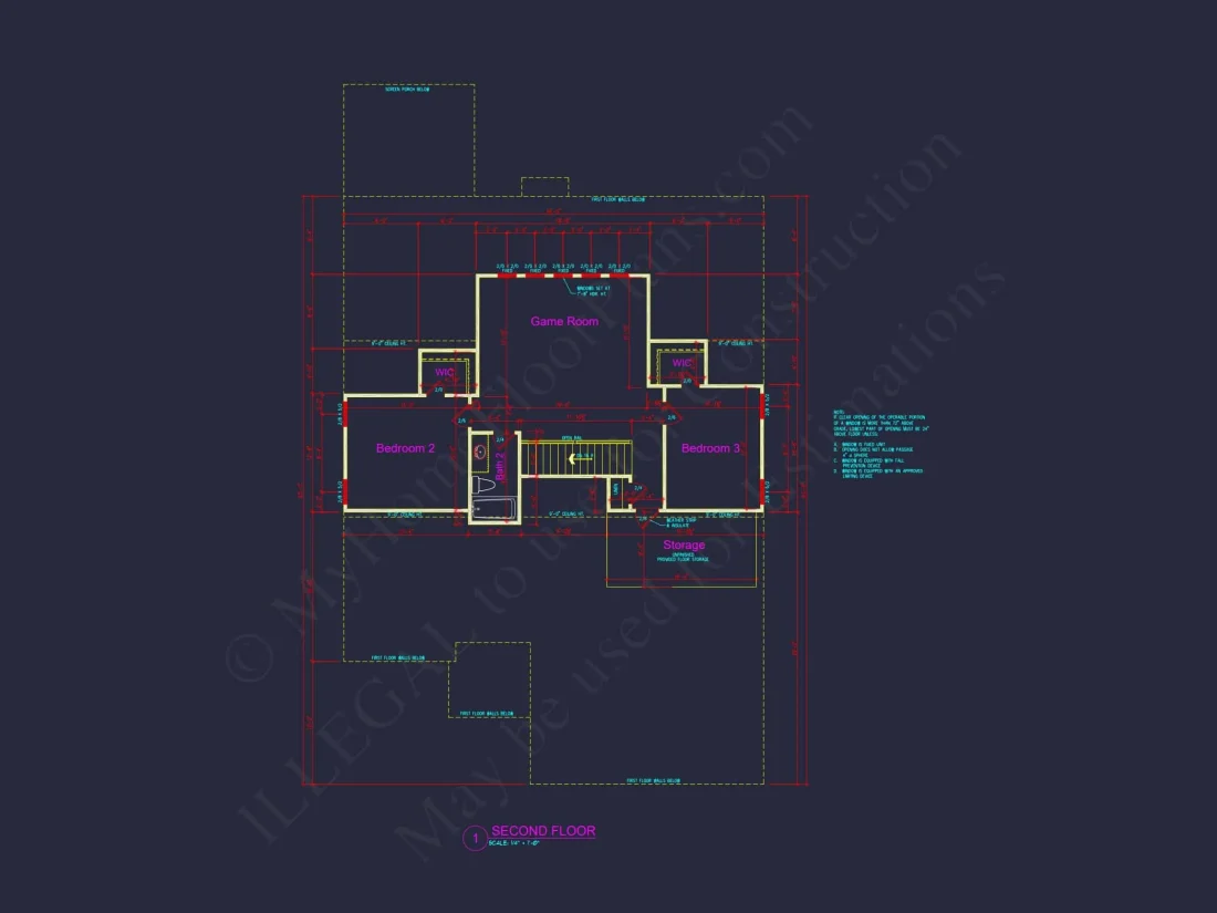 Beautiful Craftsman house Plan with 2 Floors and 3 Bedrooms