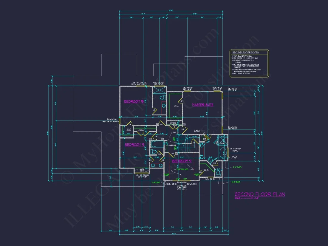 Stunning Traditional house Plan with 3.5 Stories and CAD Designs