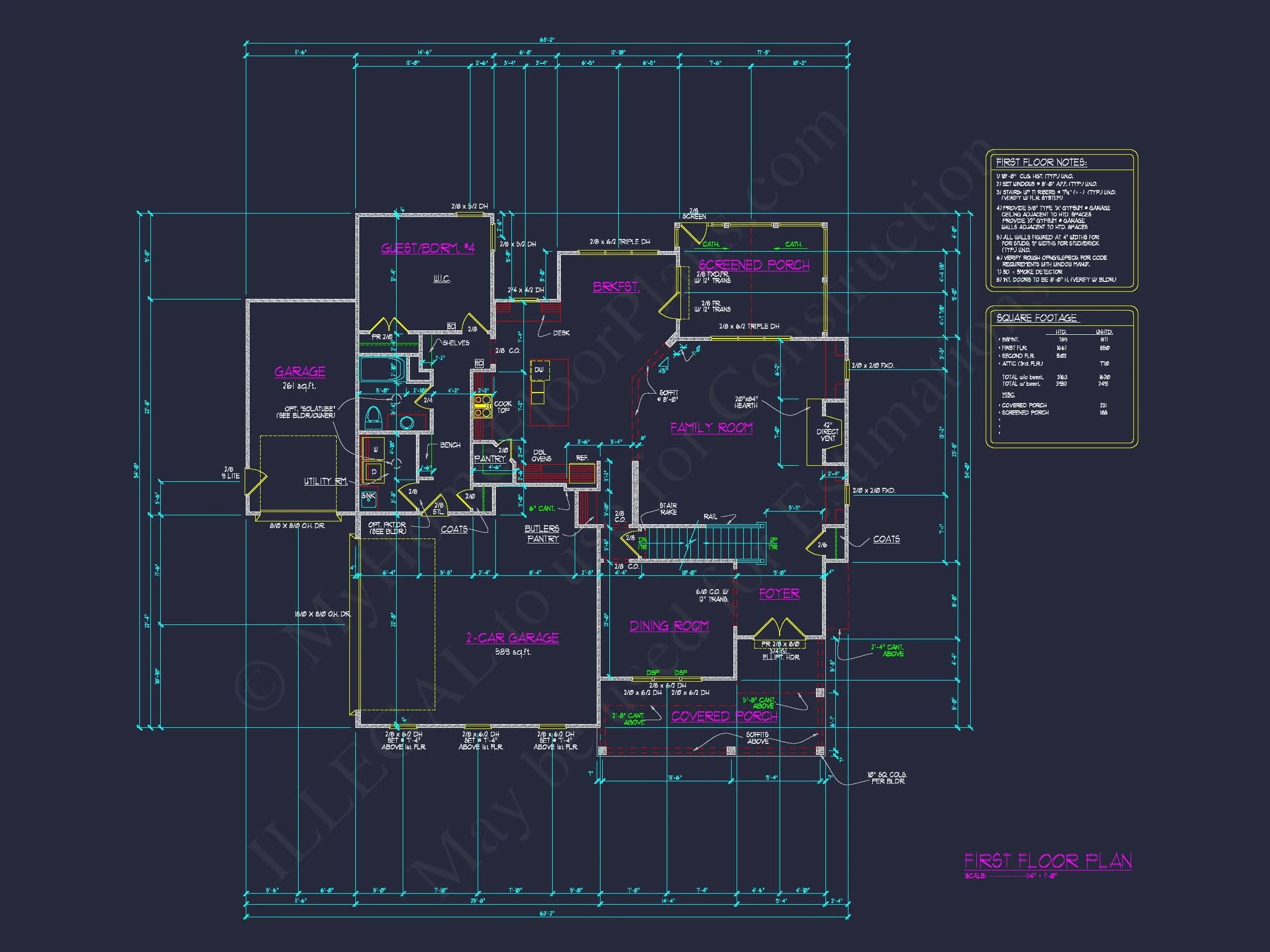 14-1059 HOUSE PLAN - Stunning Traditional House Plan with 3.5 Stories and CAD Designs 14 Stunning Traditional house Plan with 3.5 Stories and CAD Designs