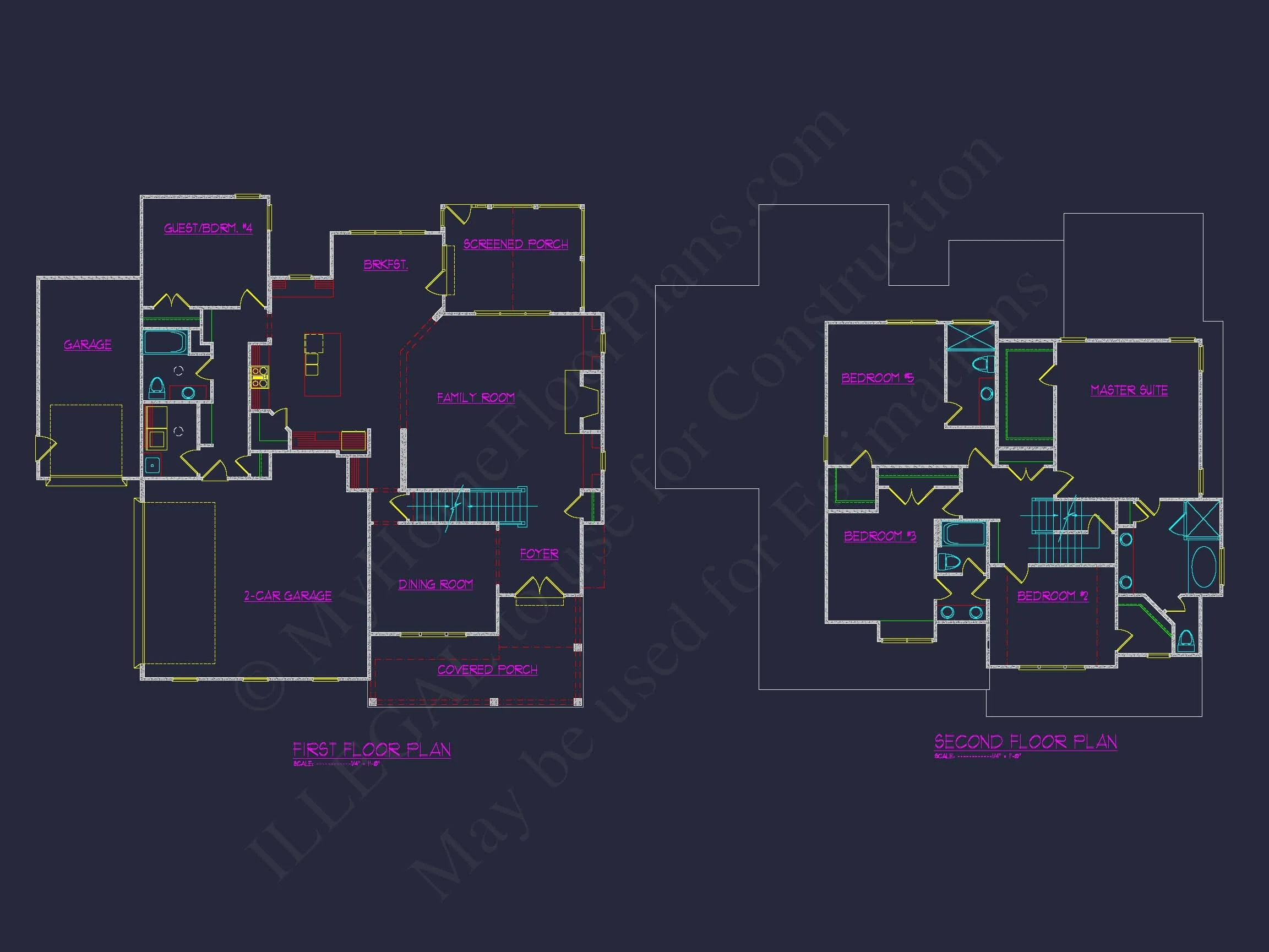 14-1059 HOUSE PLAN - Stunning Traditional House Plan with 3.5 Stories and CAD Designs 6 Stunning Traditional house Plan with 3.5 Stories and CAD Designs