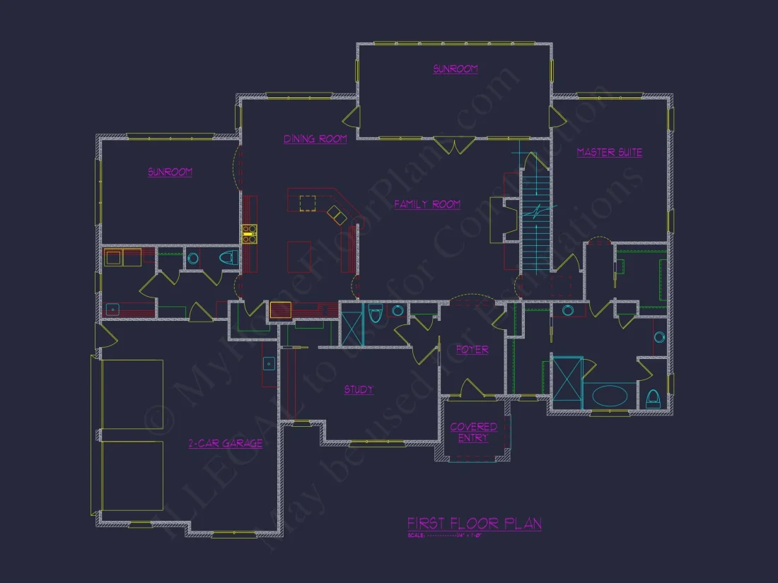 Charming Southern house Plans: Blueprint & CAD Designs