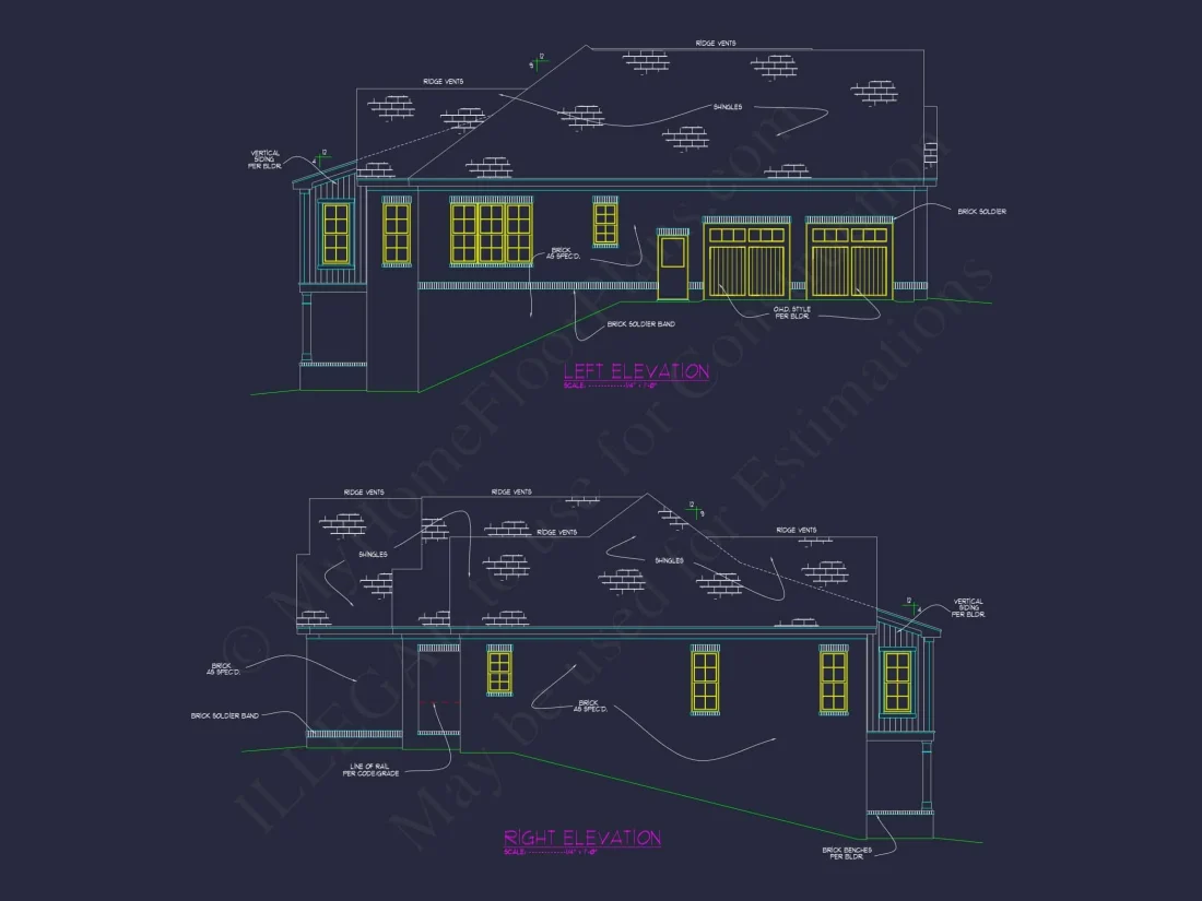 Charming Southern house Plans: Blueprint & CAD Designs