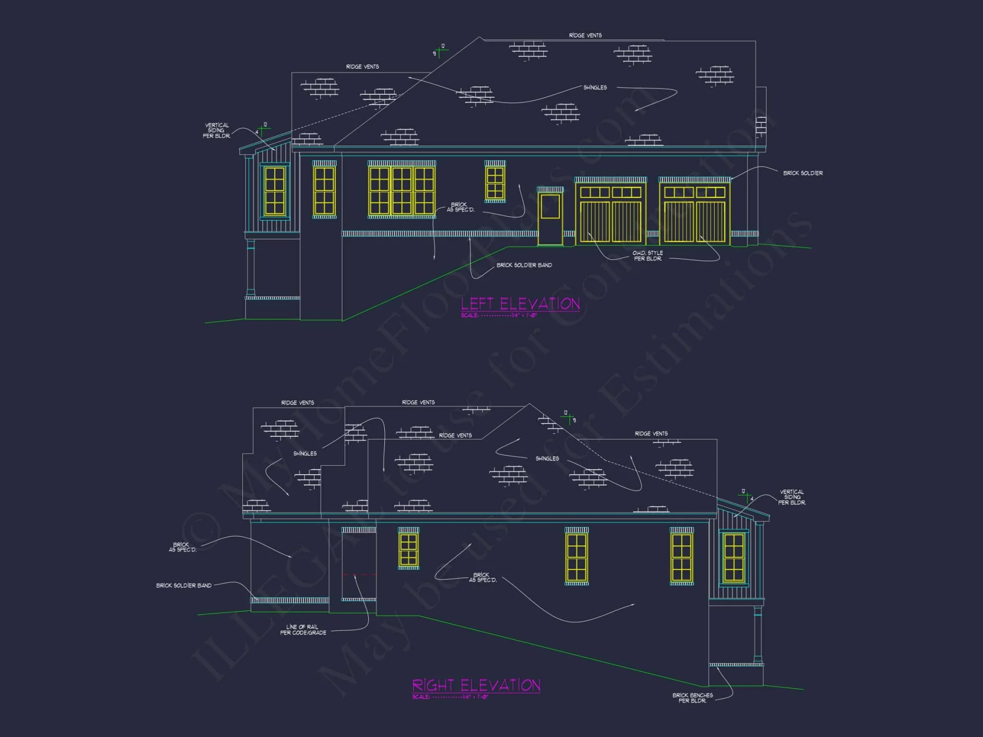 Charming Southern house Plans: Blueprint & CAD Designs