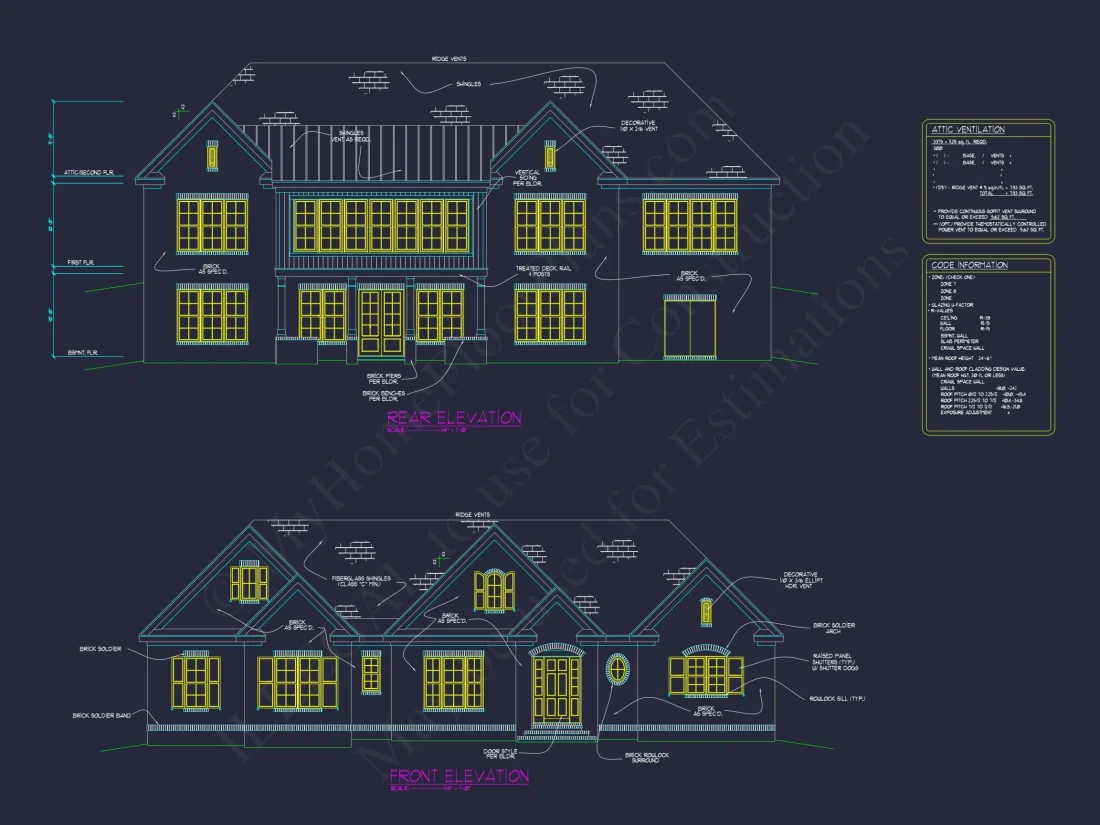 Charming Southern house Plans: Blueprint & CAD Designs
