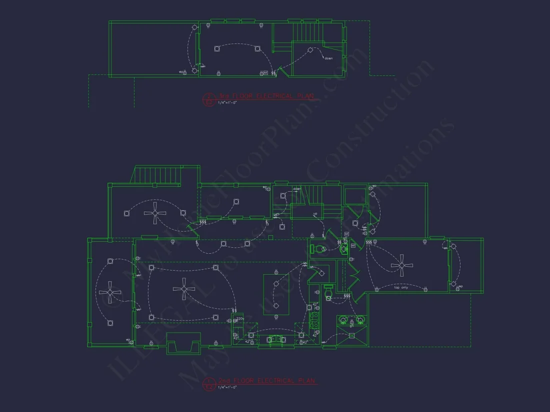 Unique Beach house Floor Plan with 3 Floors & 5 Bedrooms