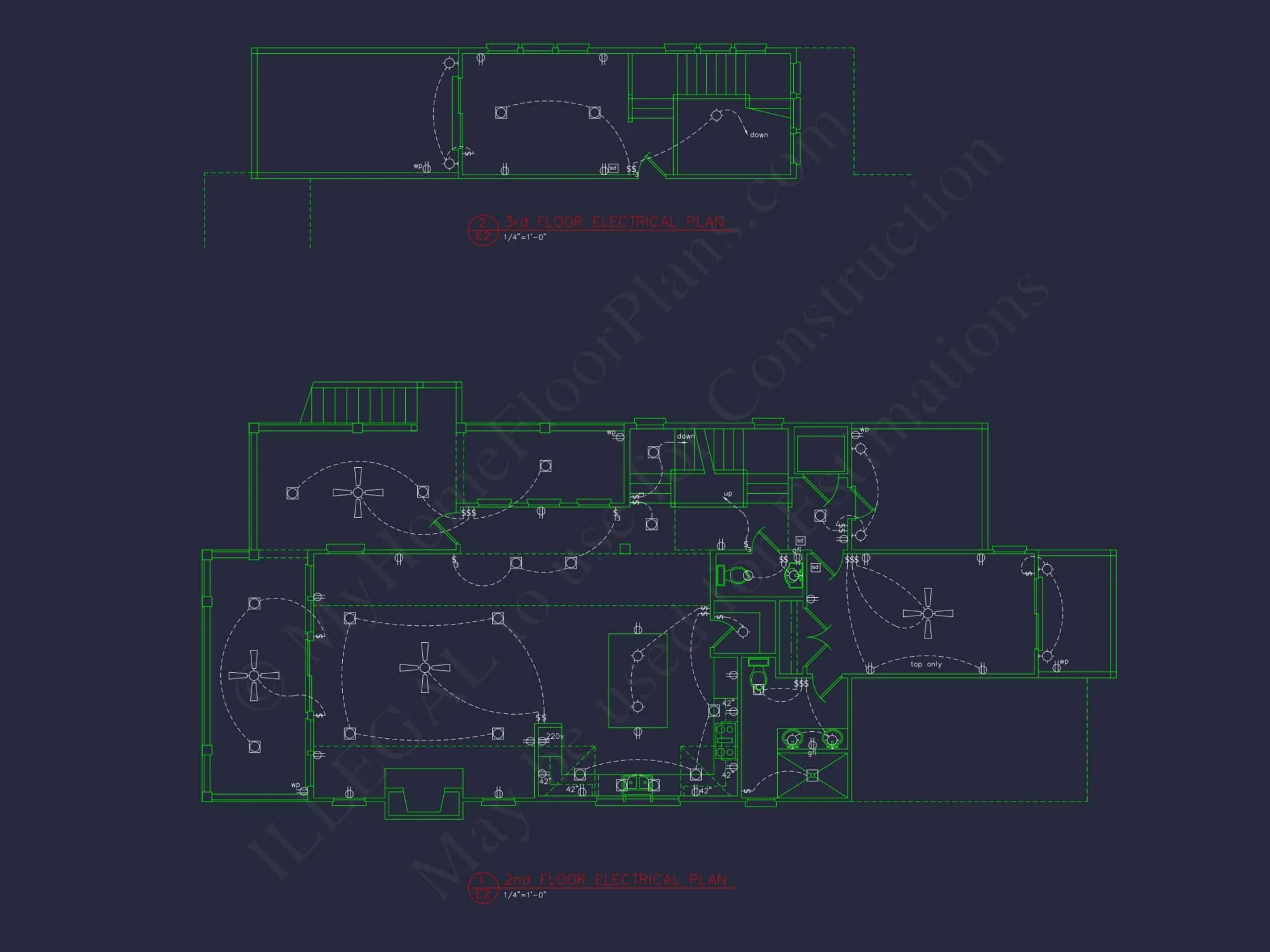 Unique Beach house Floor Plan with 3 Floors & 5 Bedrooms