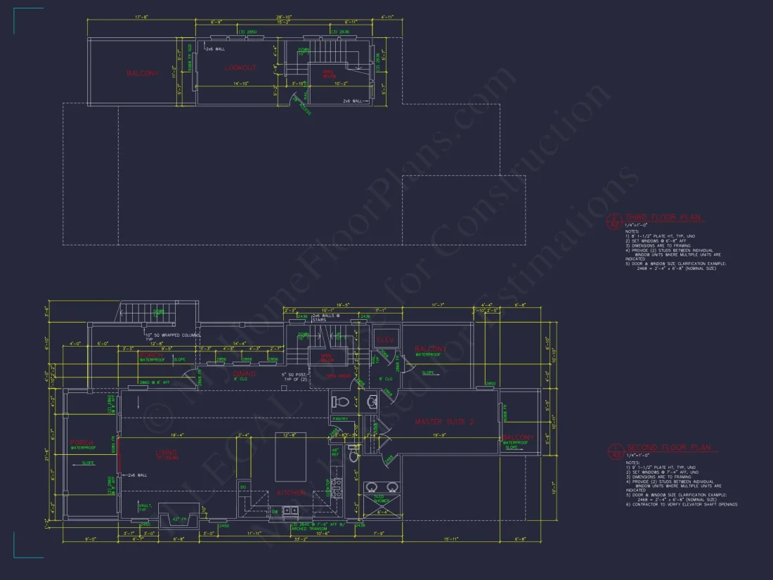 Unique Beach house Floor Plan with 3 Floors & 5 Bedrooms