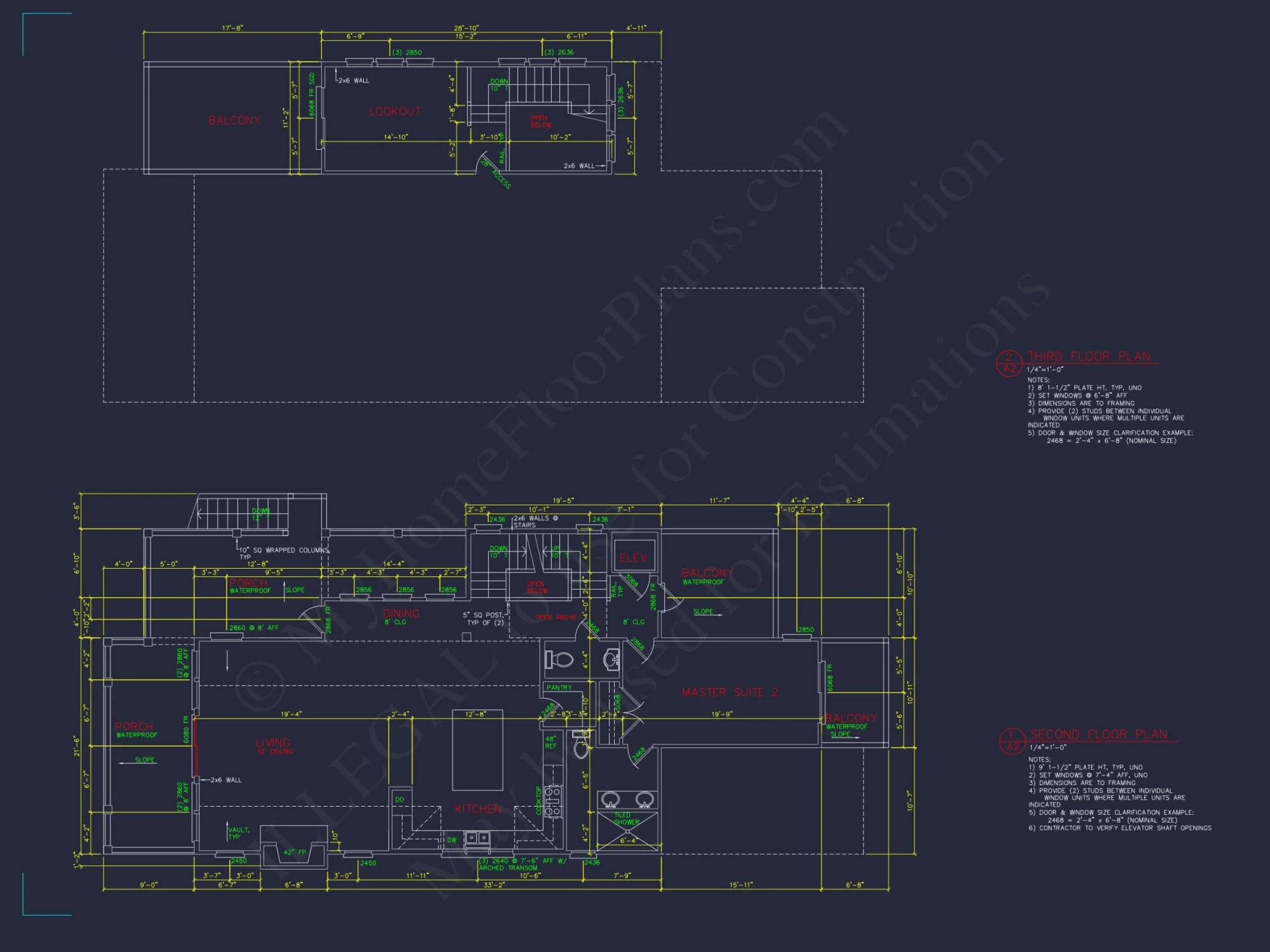 Unique Beach house Floor Plan with 3 Floors & 5 Bedrooms