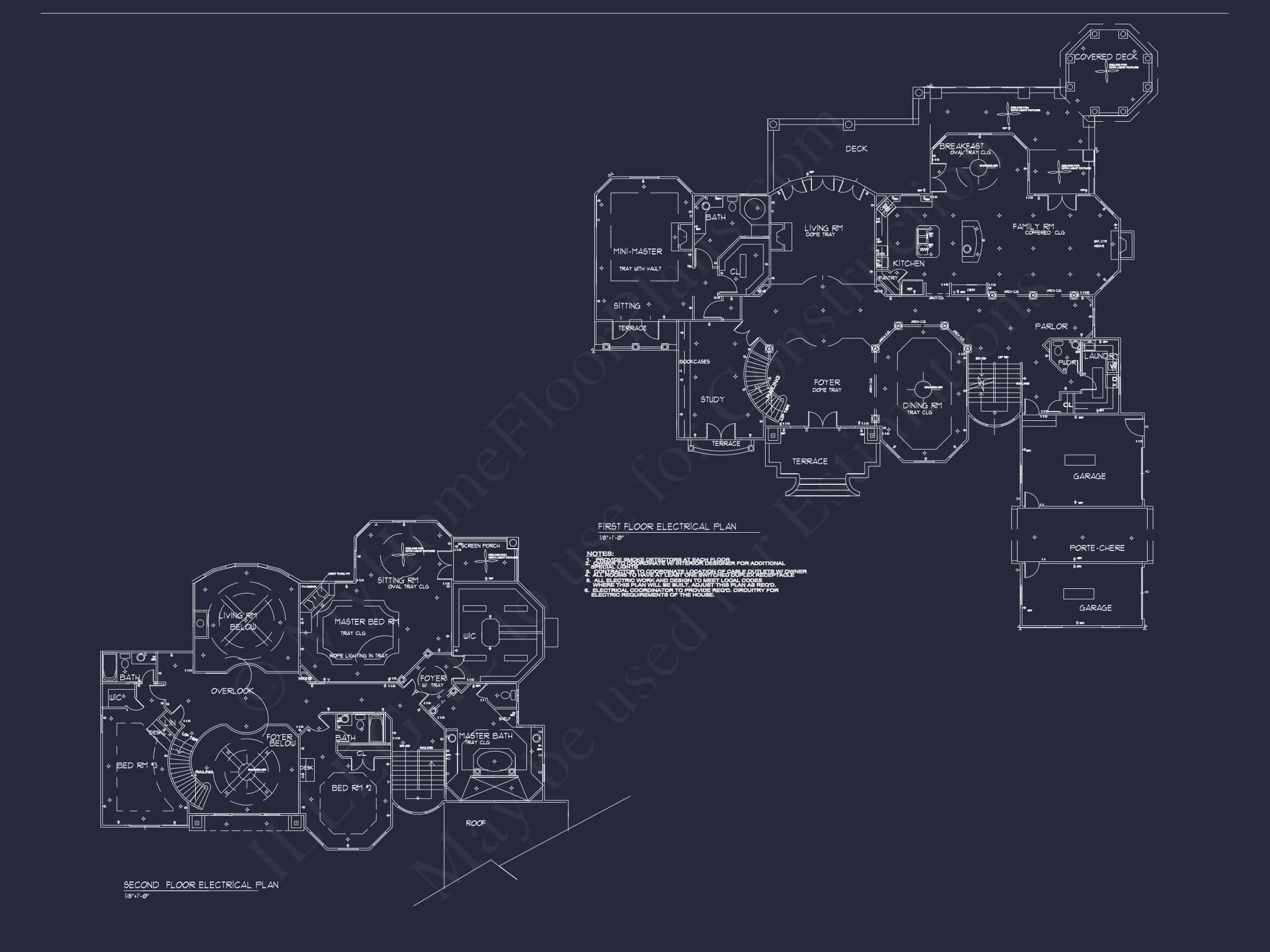 13-DEBRA HOUSE PLAN - Luxury House Floor Plan with CAD Blueprints & Modern Design 9 Luxury house Floor Plan with CAD Blueprints & Modern Design