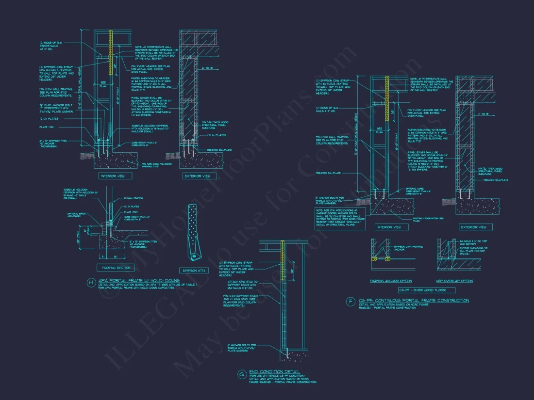 Modern house Blueprint with 2 Floors, CAD-Ready Floor Plans