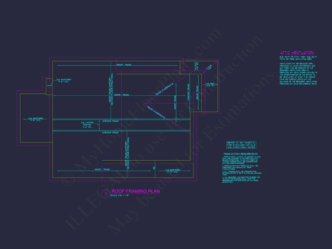Modern house Blueprint with 2 Floors, CAD-Ready Floor Plans