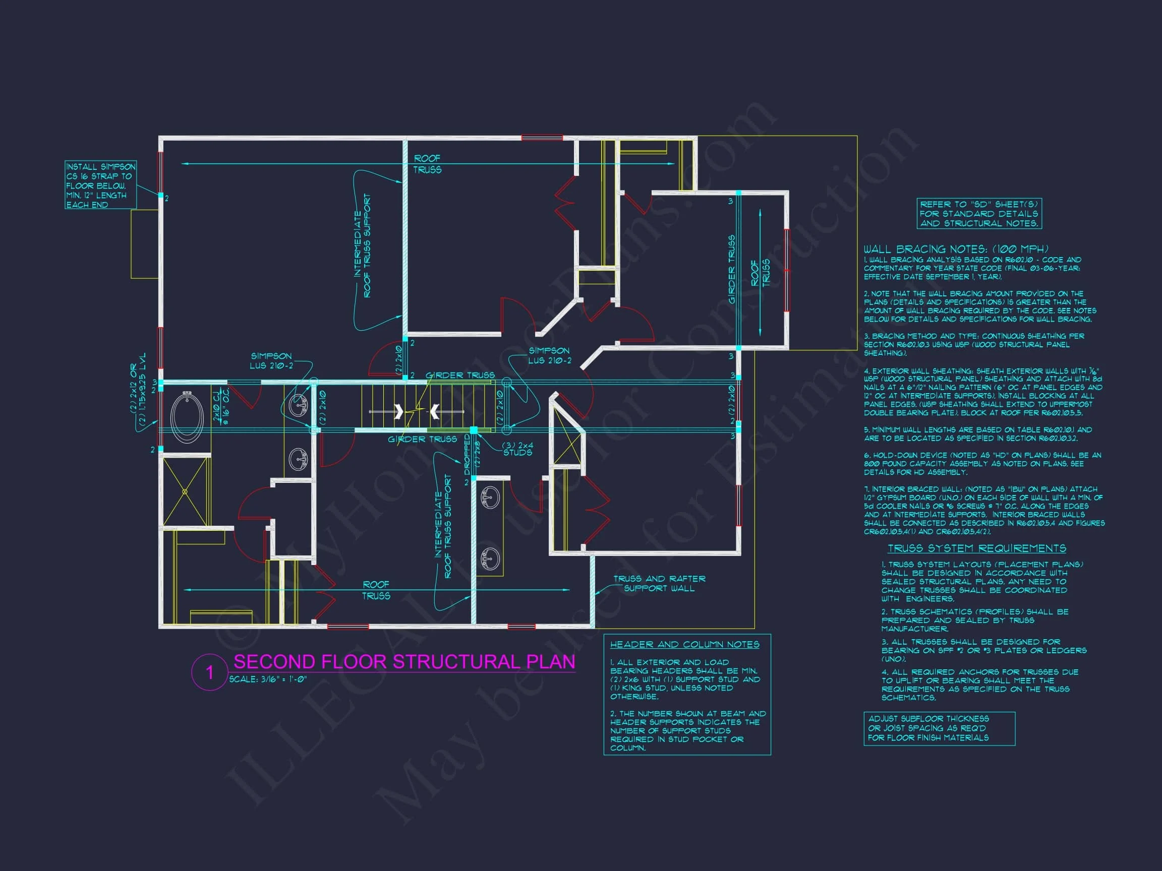 13-2010 HOUSE PLAN - Modern House Blueprint with 2 Floors, CAD-Ready Floor Plans 11 Modern house Blueprint with 2 Floors, CAD-Ready Floor Plans