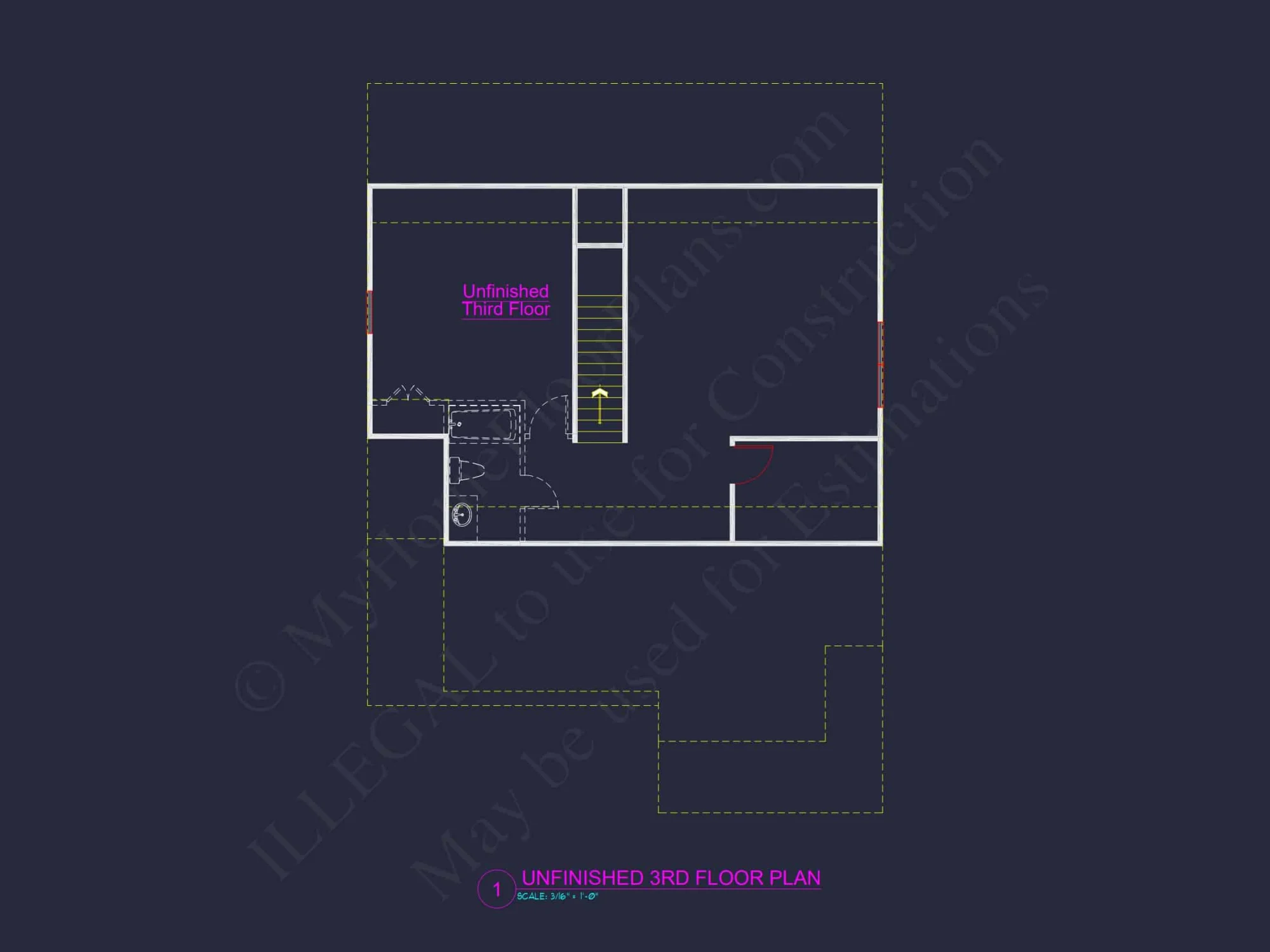 Modern house Blueprint with 2 Floors, CAD-Ready Floor Plans