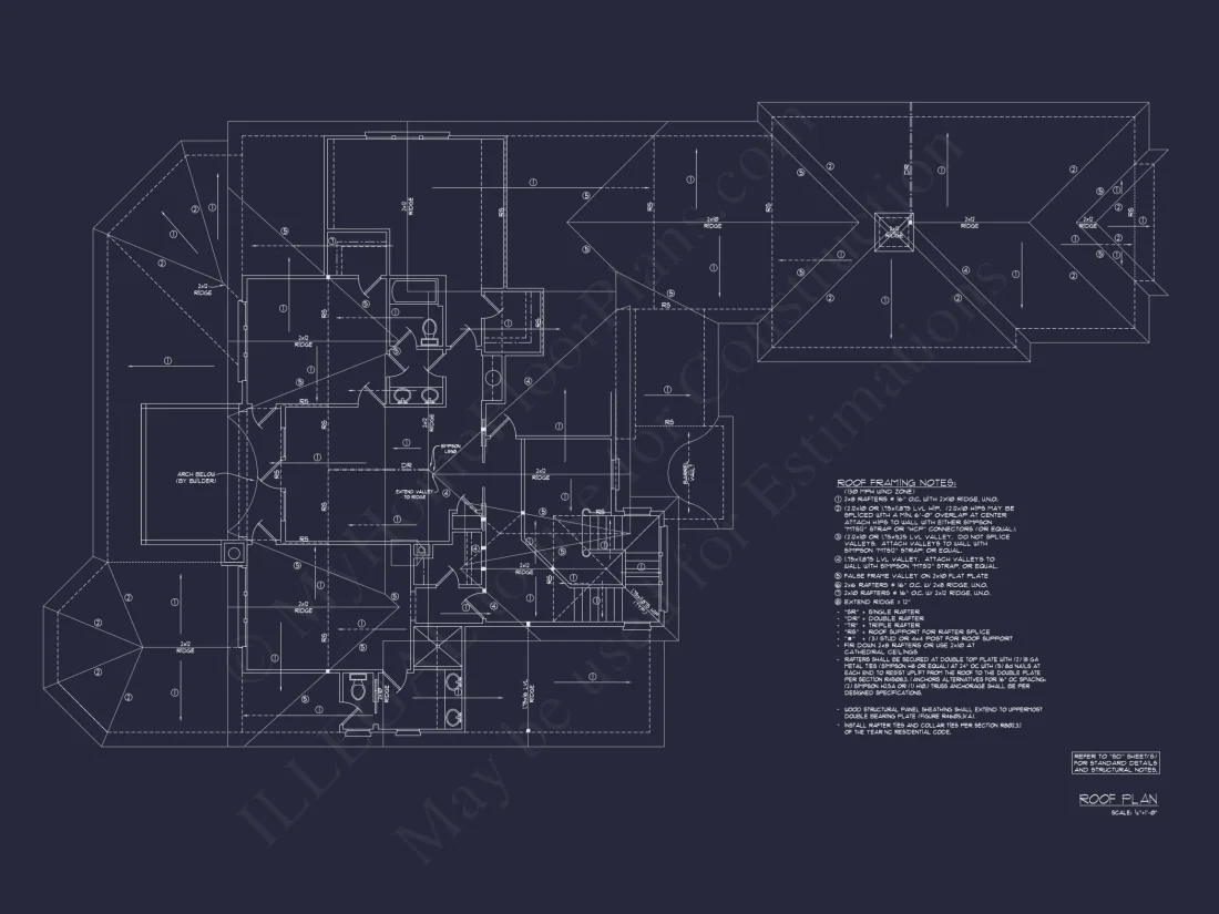 Luxury Craftsman house Floor Plan with CAD Designs