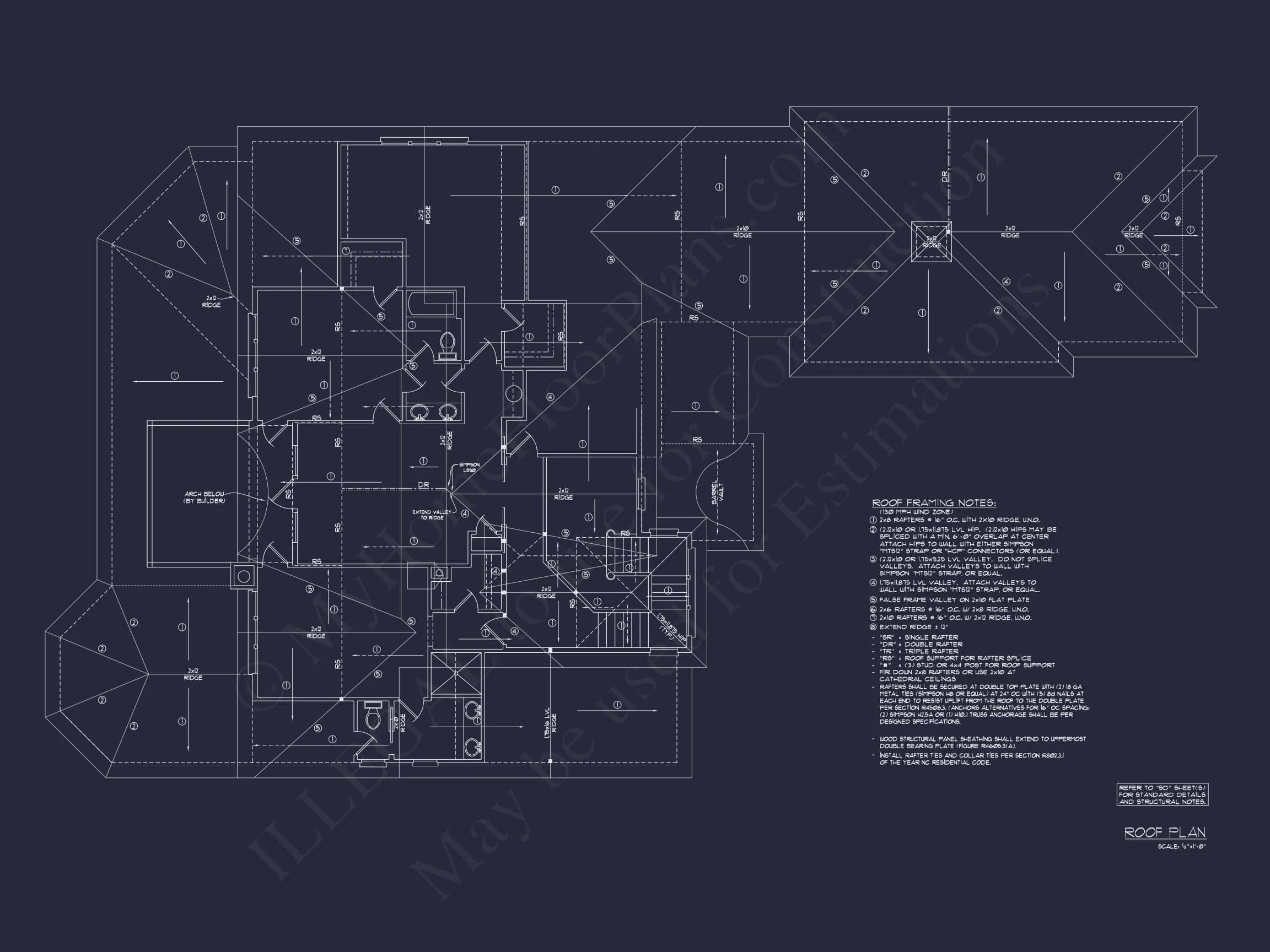13-1916 HOUSE PLAN - Luxury Craftsman House Floor Plan with CAD Designs 13 Luxury Craftsman house Floor Plan with CAD Designs