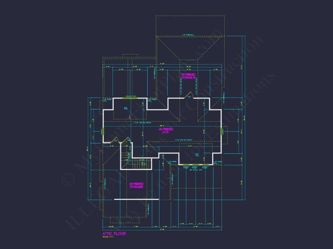 Stunning house Floor Plan with Blueprint and CAD Designs