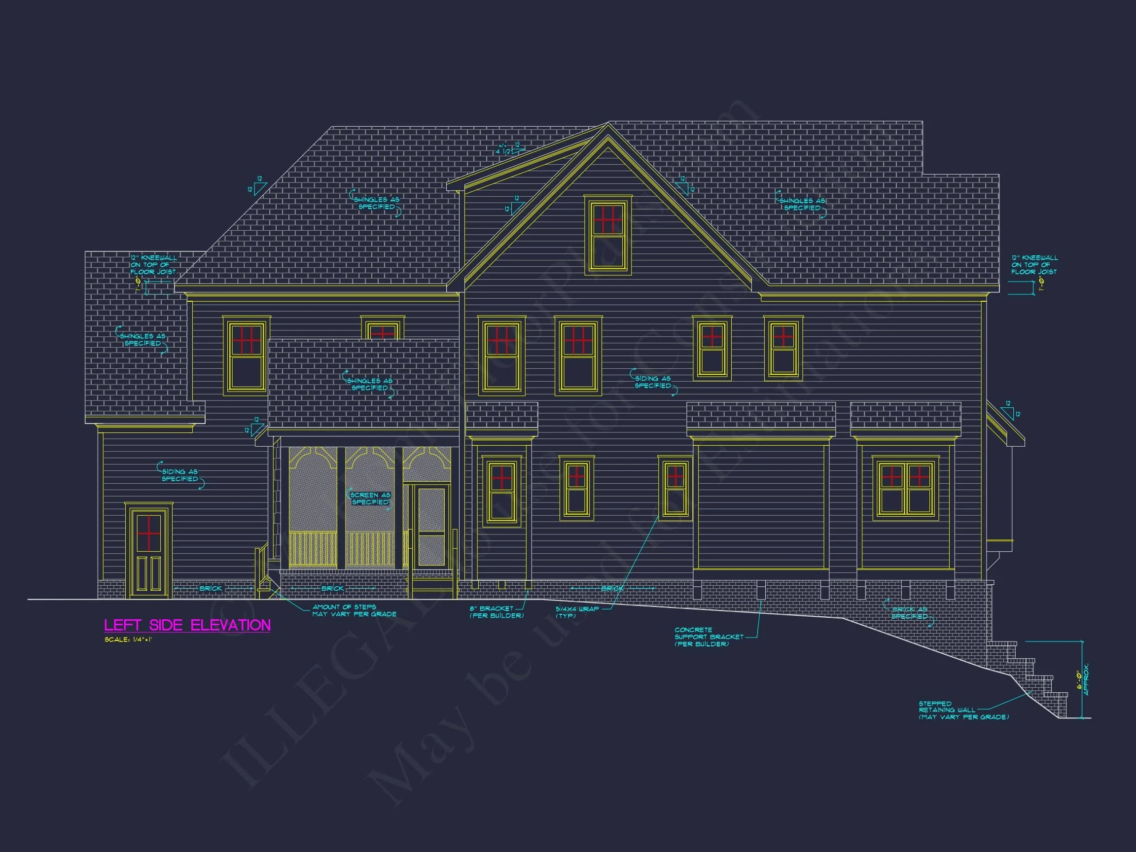 13-1900 HOUSE PLAN - Stunning House Floor Plan with Blueprint and CAD Designs 3 Stunning house Floor Plan with Blueprint and CAD Designs