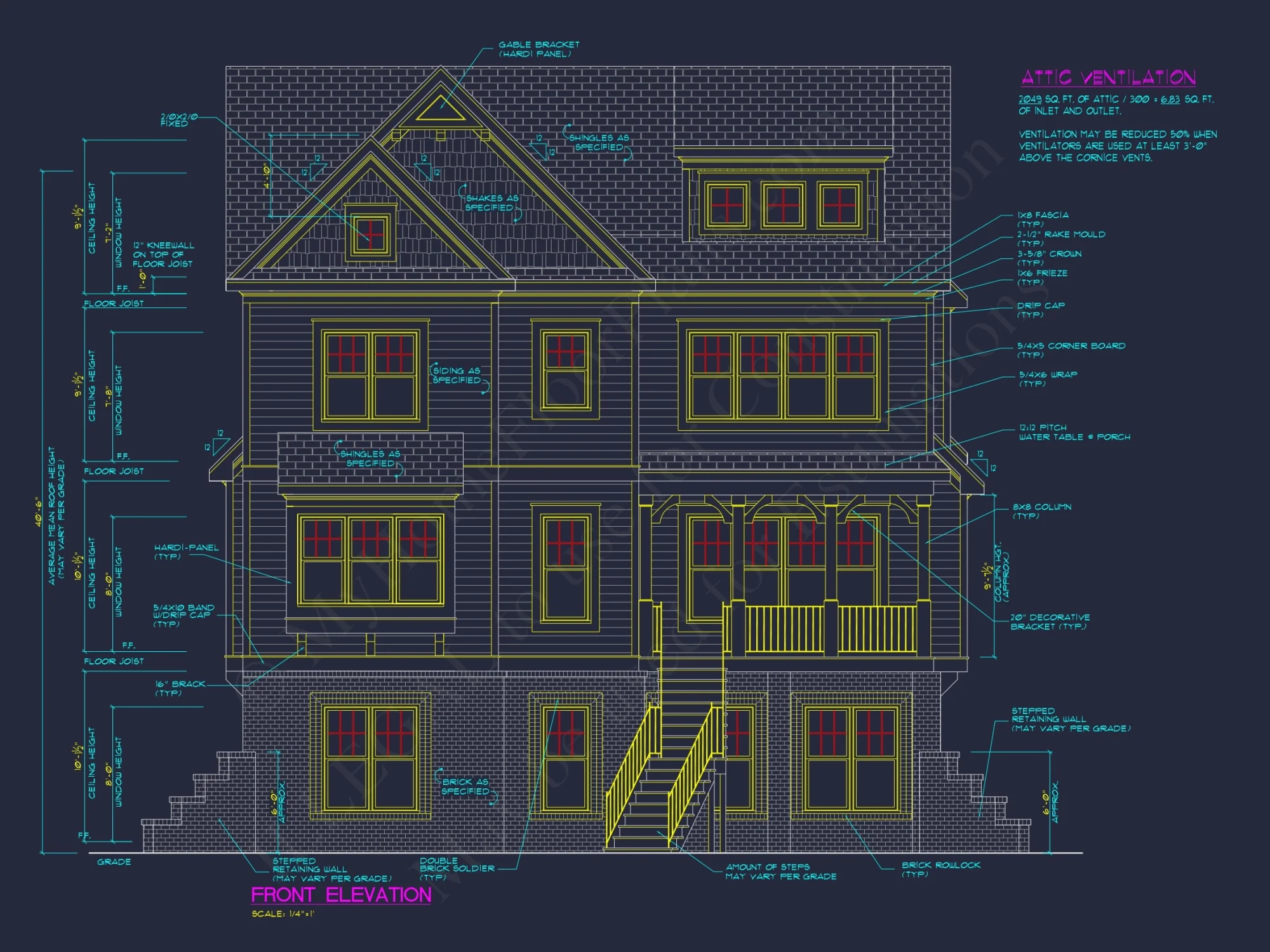 Stunning house Floor Plan with Blueprint and CAD Designs