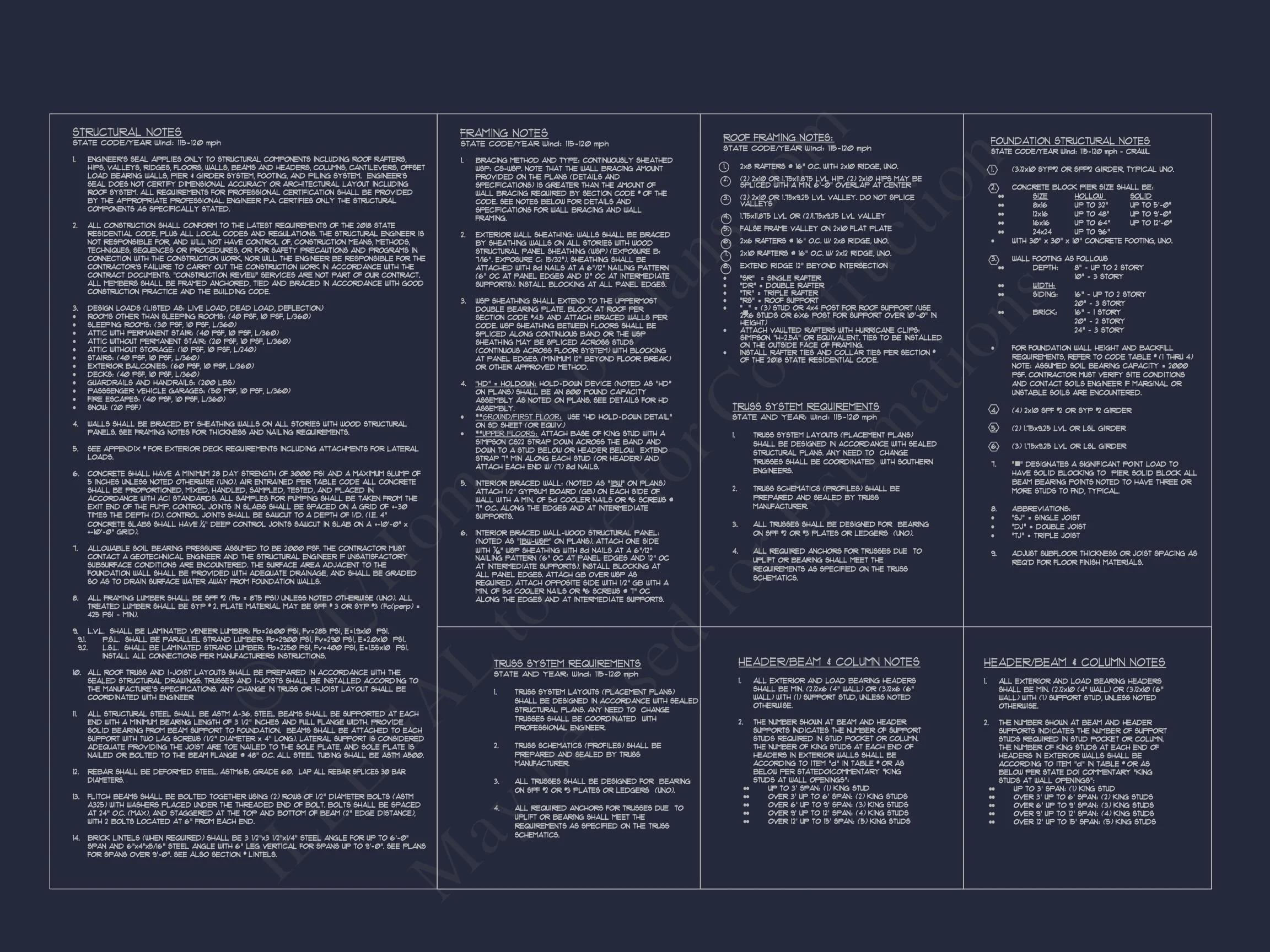 13-1886 HOUSE PLAN - 4-Bed, 5-Bath, 3512 SF European House Plan 19 Custom house Plans with Modern Blueprint CAD Architecture