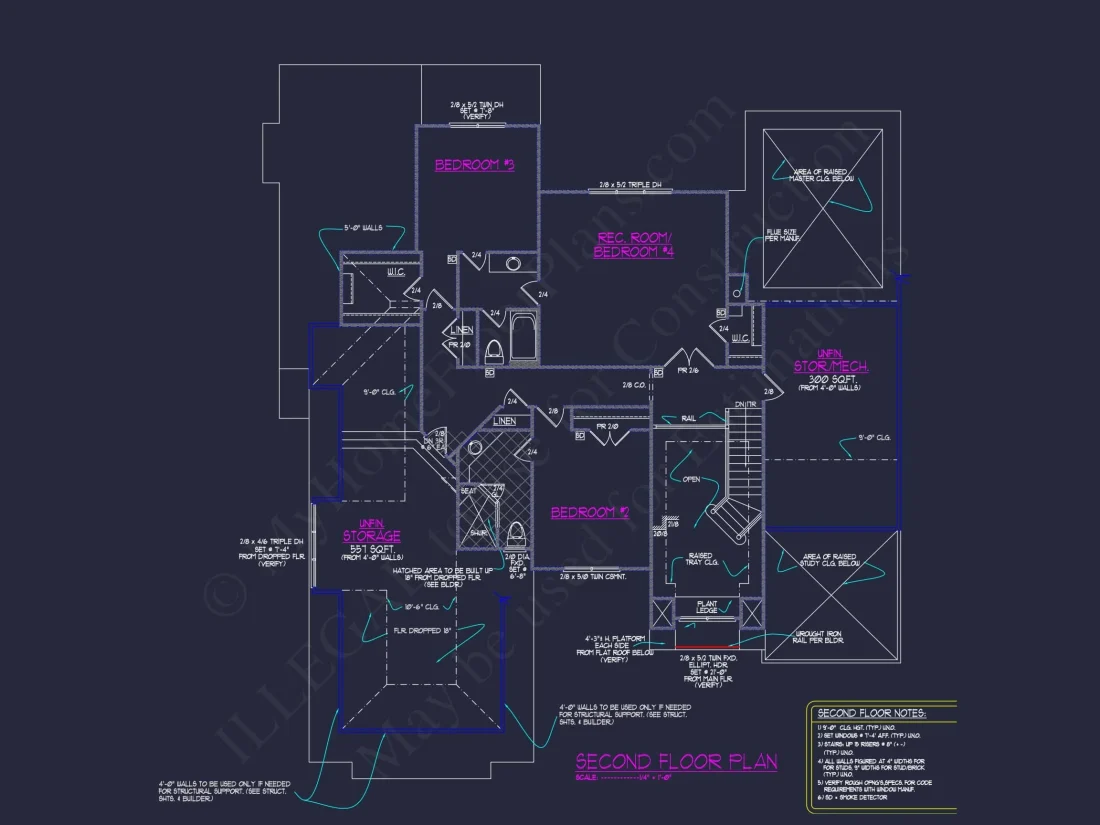 Custom house Plans with Modern Blueprint CAD Architecture