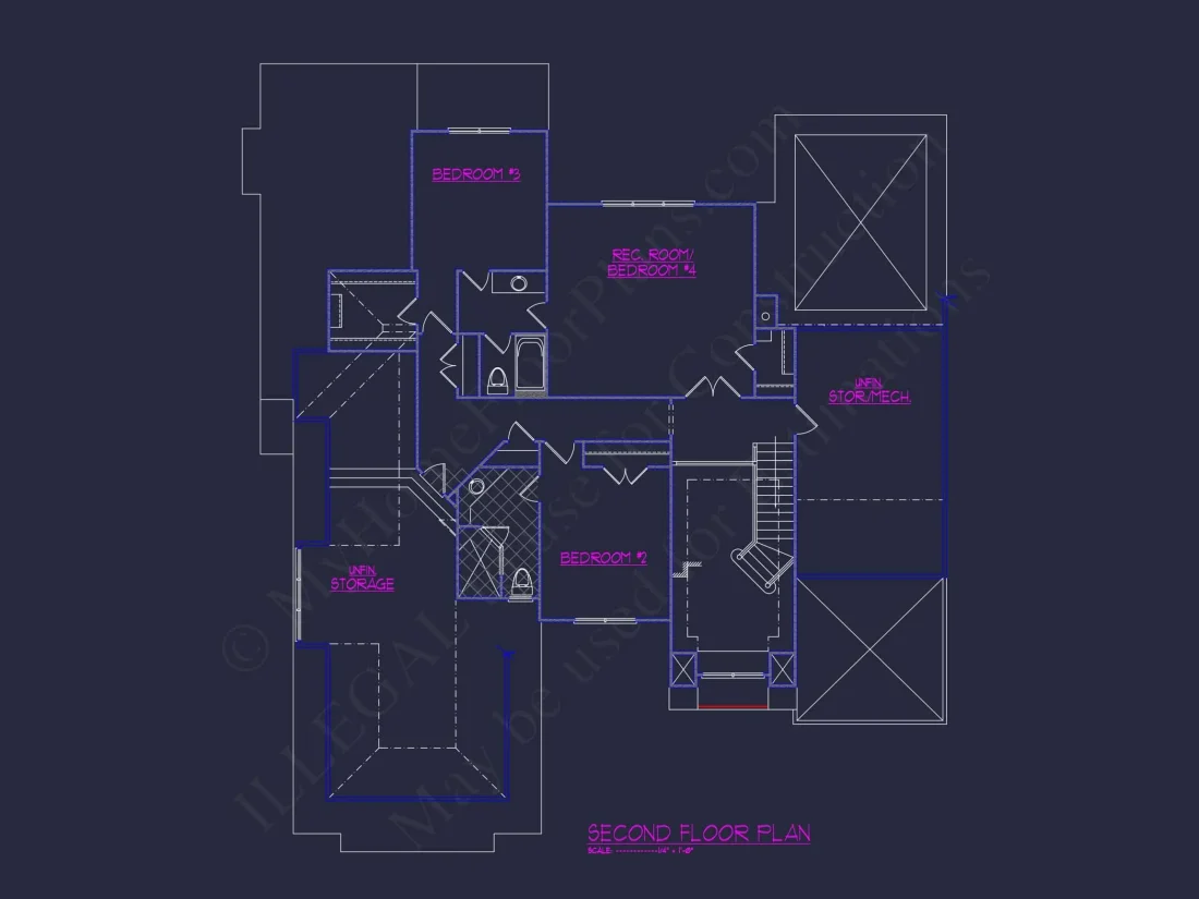 Custom house Plans with Modern Blueprint CAD Architecture