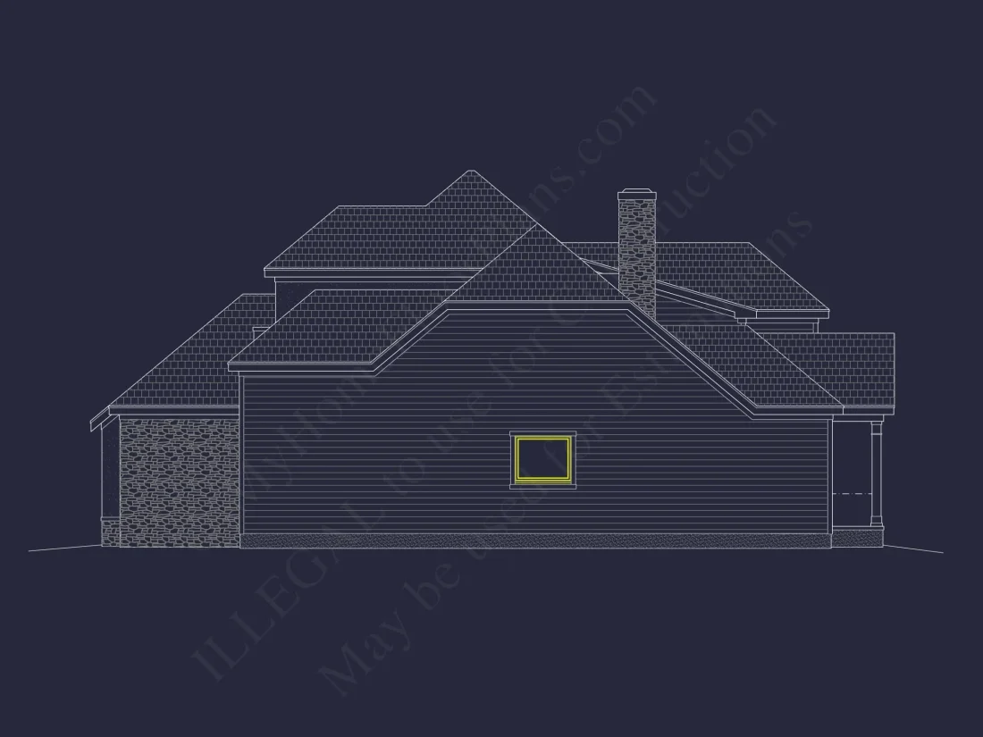 Custom house Plans with Modern Blueprint CAD Architecture