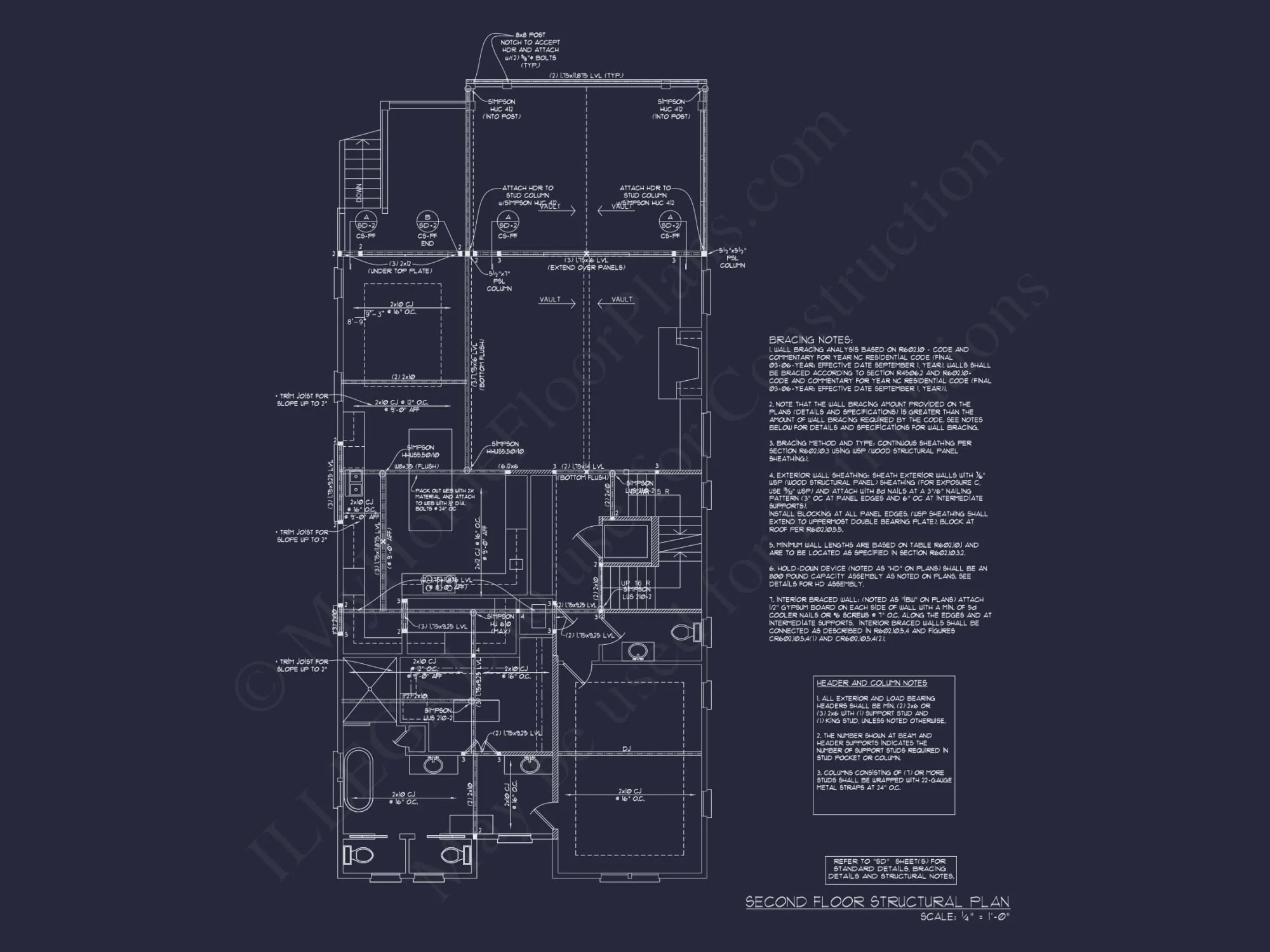 Beach house Plan with 4 Bedrooms and 3 Floors – Full CAD Design