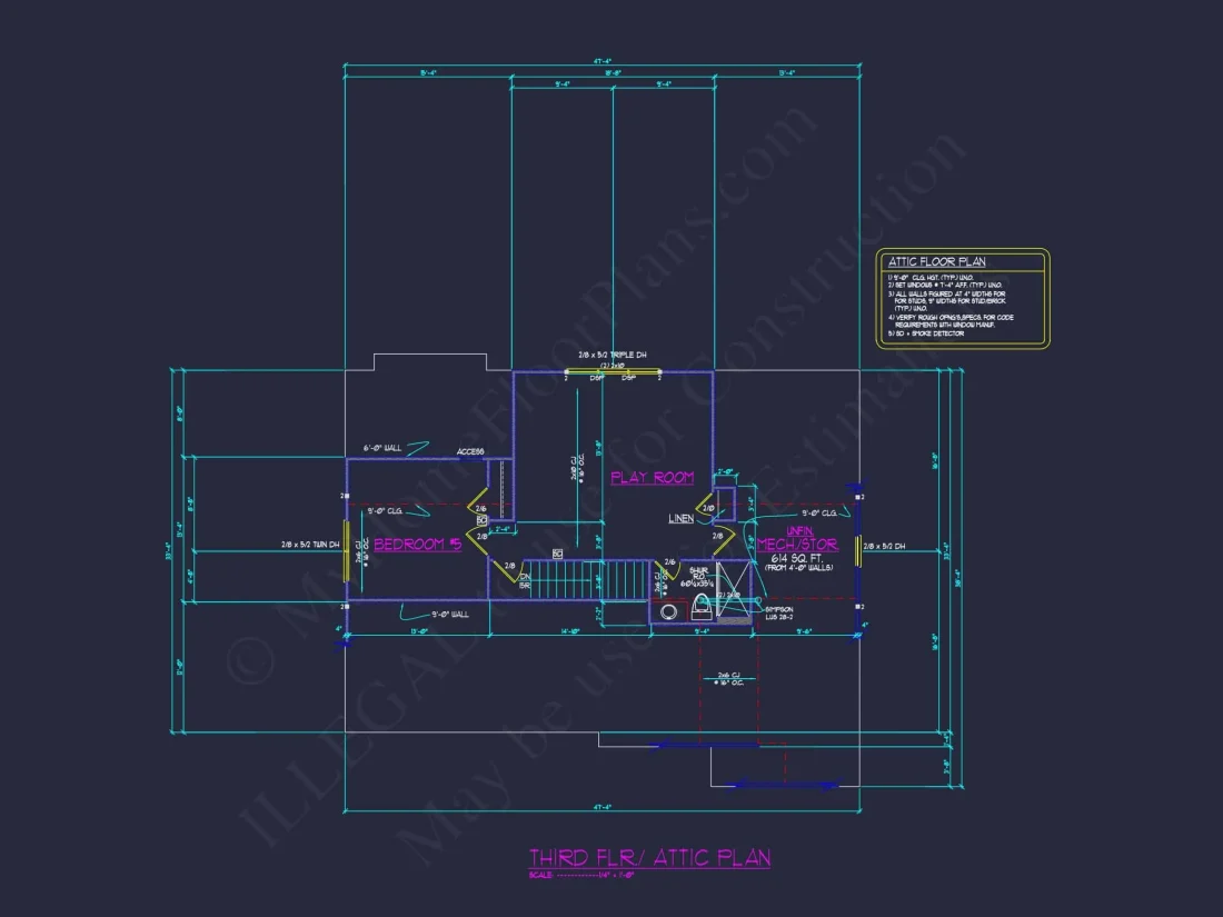 Modern Craftsman house Plan with Spacious 3-Story Design