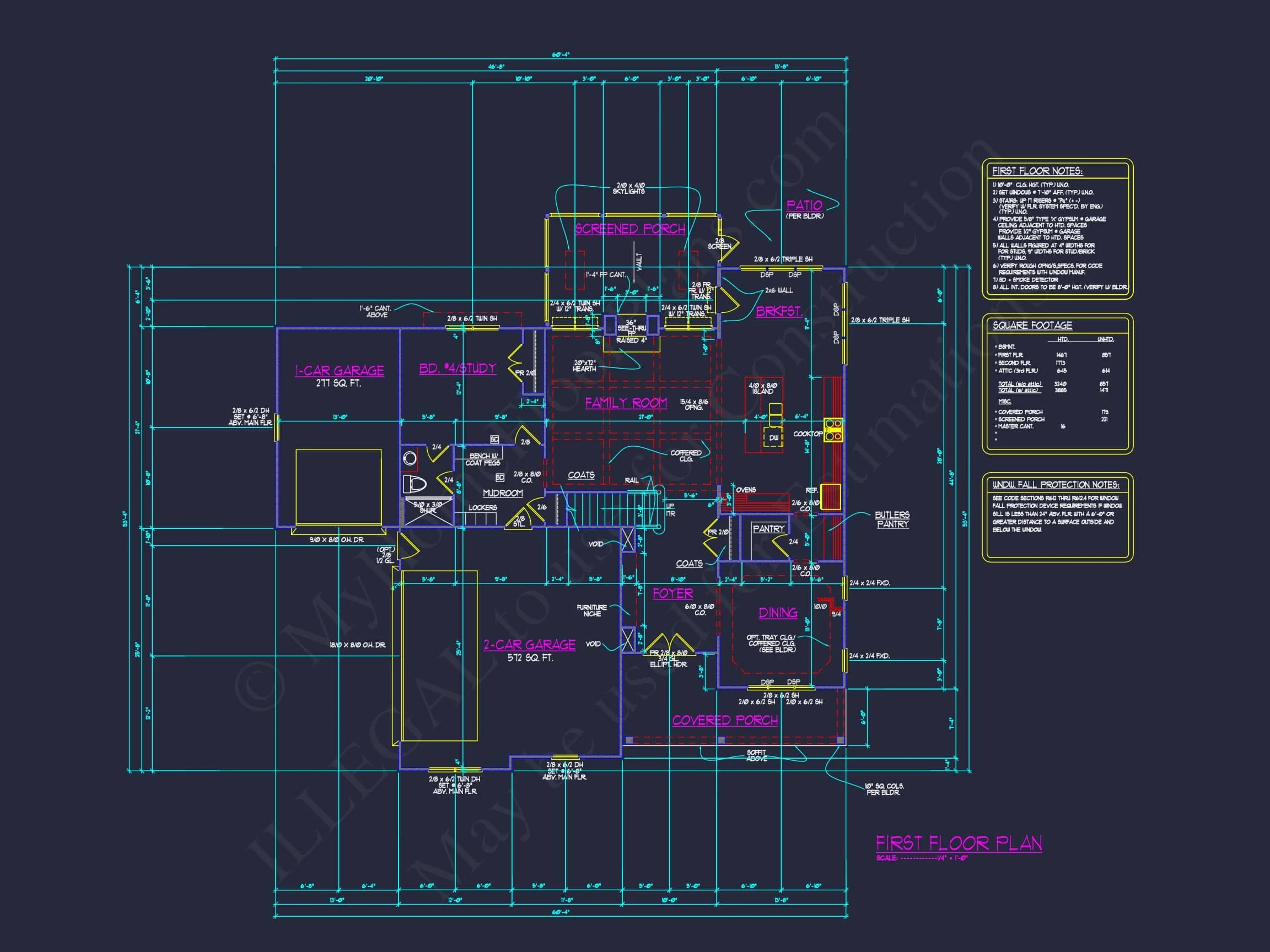 13-1849 HOUSE PLAN - Modern Craftsman House Plan with Spacious 3-Story Design 12 Modern Craftsman house Plan with Spacious 3-Story Design