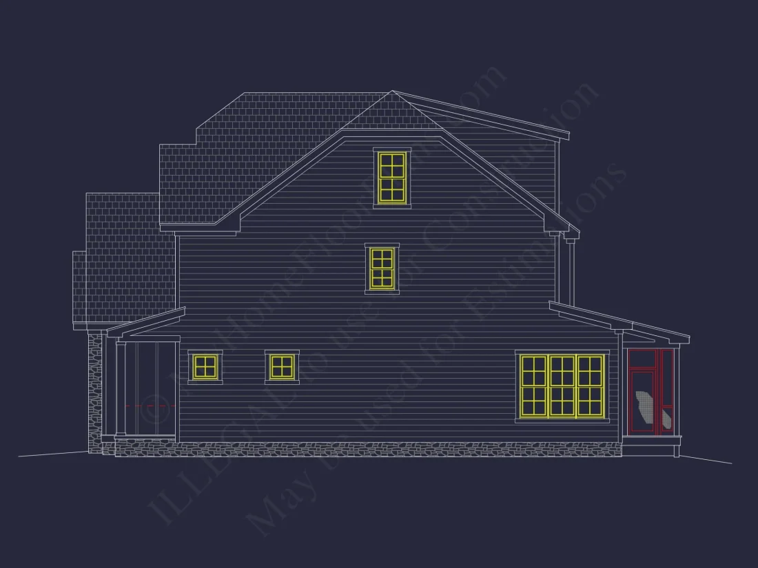 Modern Craftsman house Plan with Spacious 3-Story Design