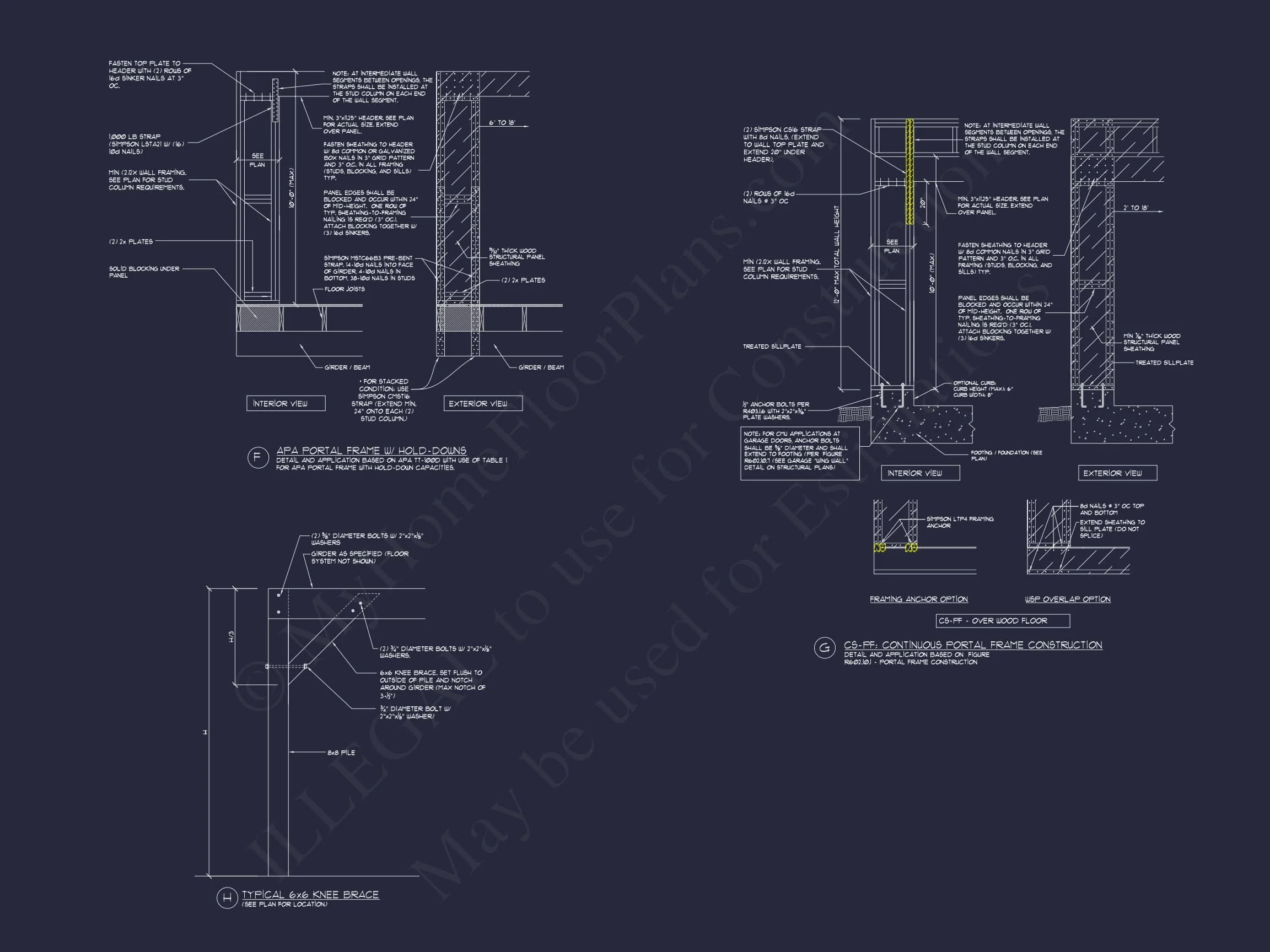 13-1763 HOUSE PLAN - Coastal Beach House Plan - 5-Bed, 5-Bath, 4,159 SF 69 Coastal house Plan with CAD Floor Designs and Blueprint