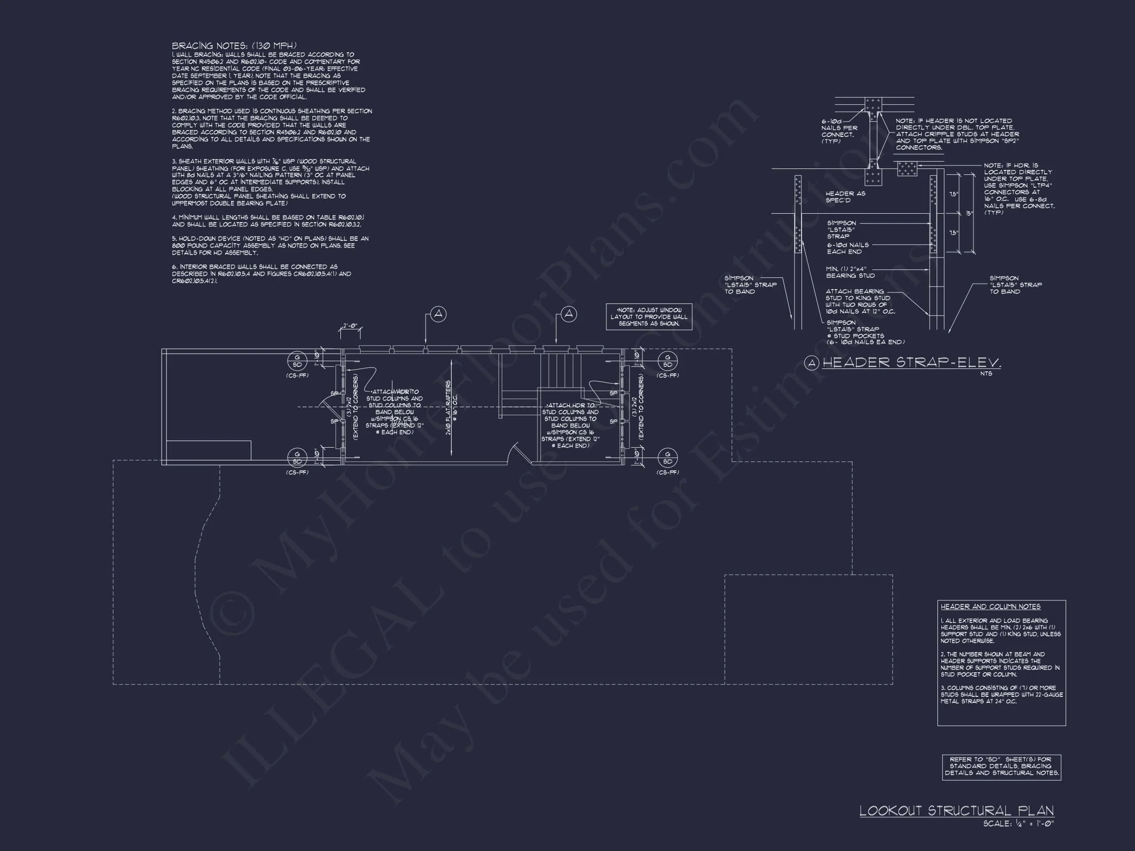 13-1763 HOUSE PLAN - Coastal Beach House Plan - 5-Bed, 5-Bath, 4,159 SF 67 Coastal house Plan with CAD Floor Designs and Blueprint