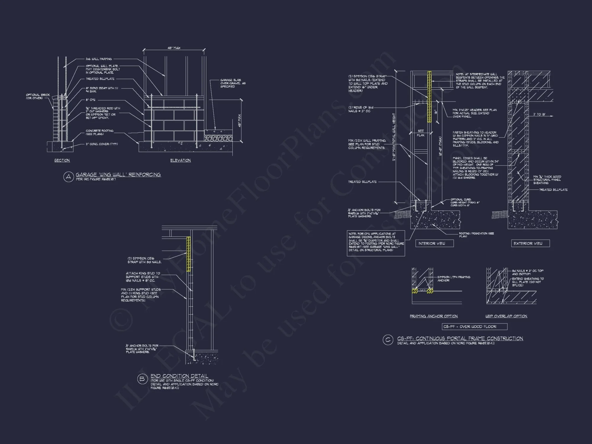 Custom house Blueprint with 2-Story Plan and Modern Designs