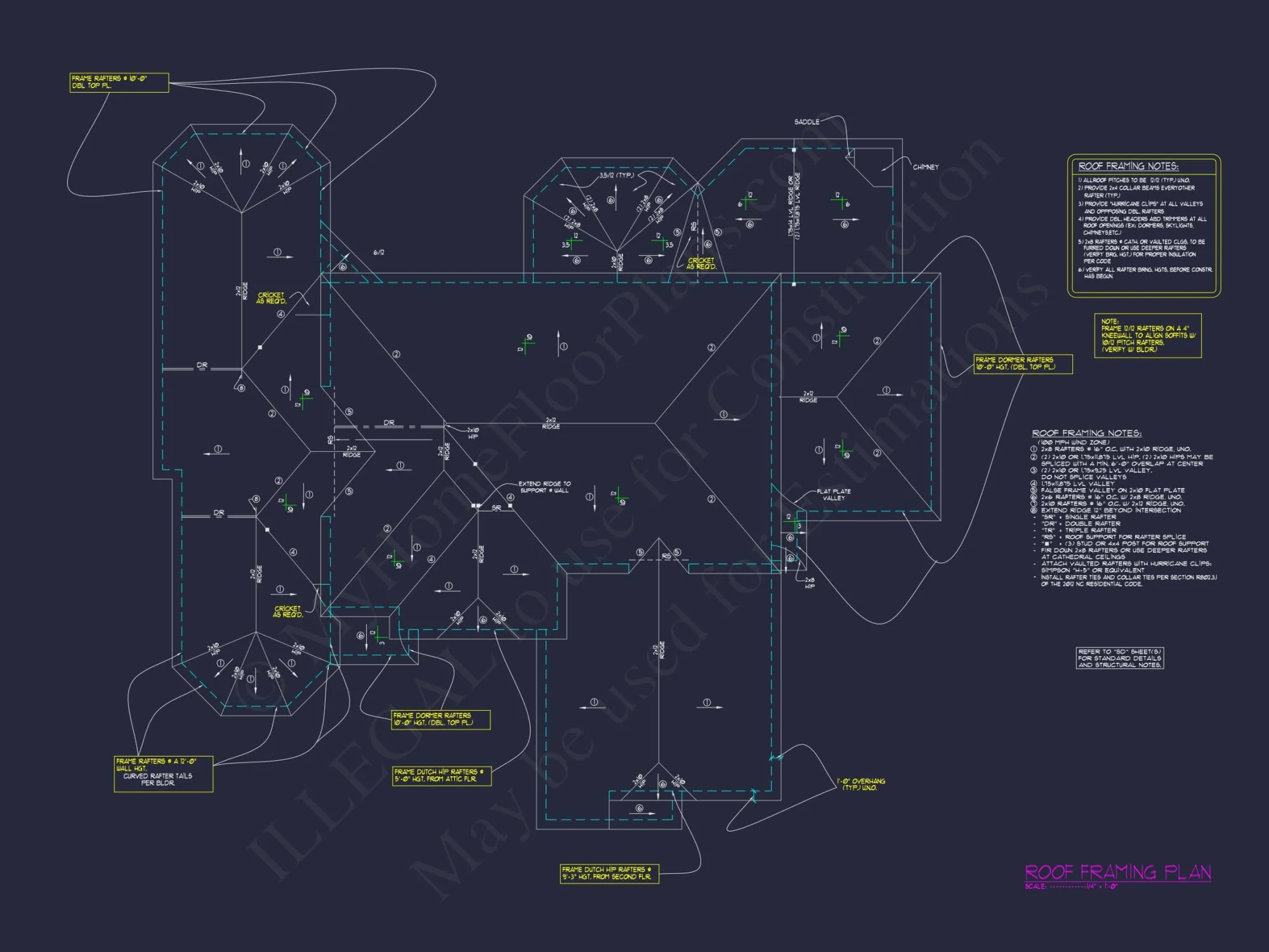 Luxury CAD Blueprint Architecture