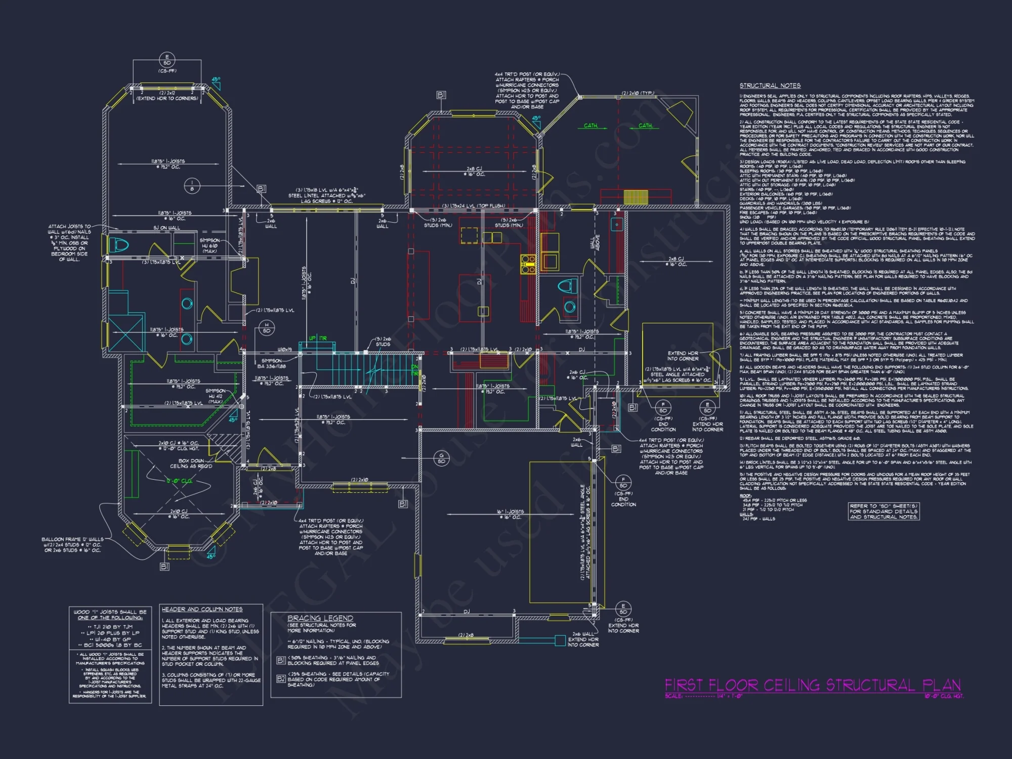 Luxury CAD Blueprint Architecture